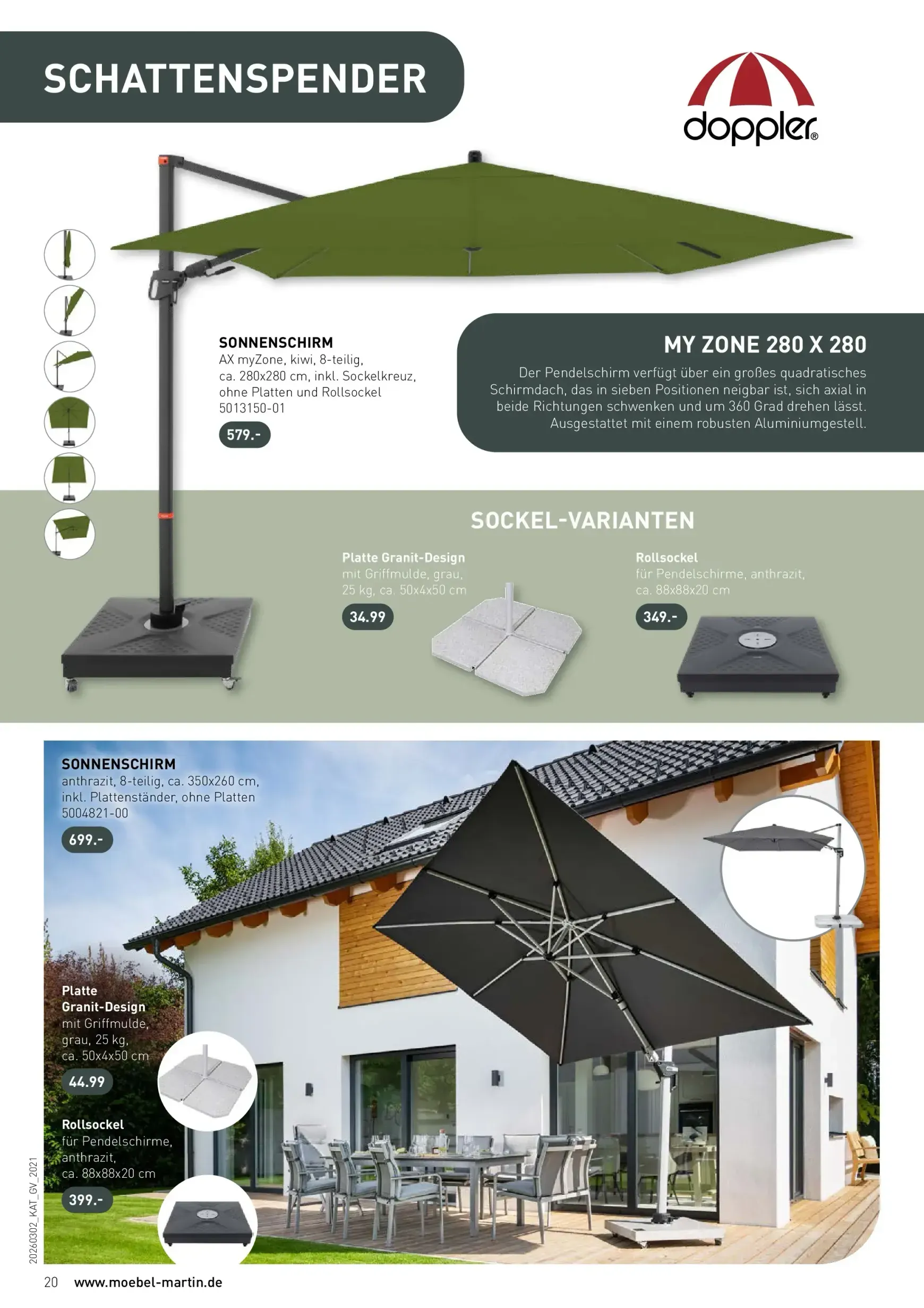 Möbel Martin - Moderne Outdoor-Möbel Prospekt – von Sonntag 01.03.2026 bis Montag 31.08.2026 von 2. März bis 31. August 2026 - Prospekt seite 20