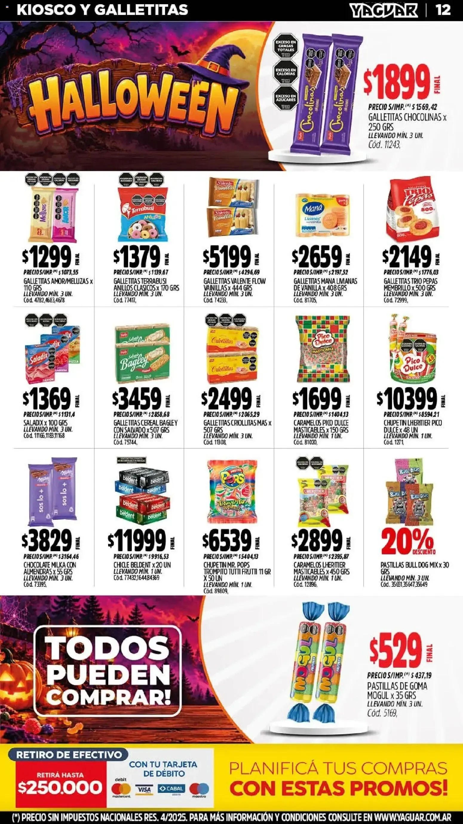 Ofertas de Yaguar Mayorista - El Cumple del Año 38 26 de octubre al 1 de noviembre 2026 - Página 13 del catálogo