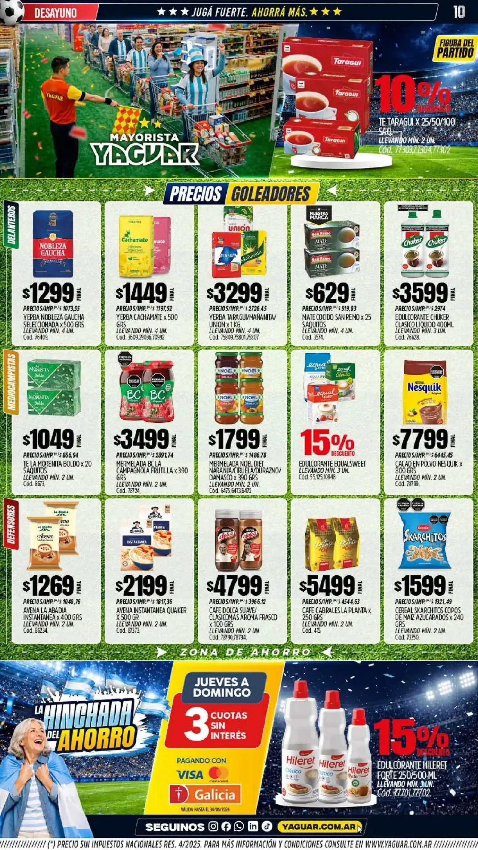 Ofertas de Yaguar catálogo del 15/06/2026 - 21/06/2026 15 de junio al 21 de junio 2026 - Página 9 del catálogo