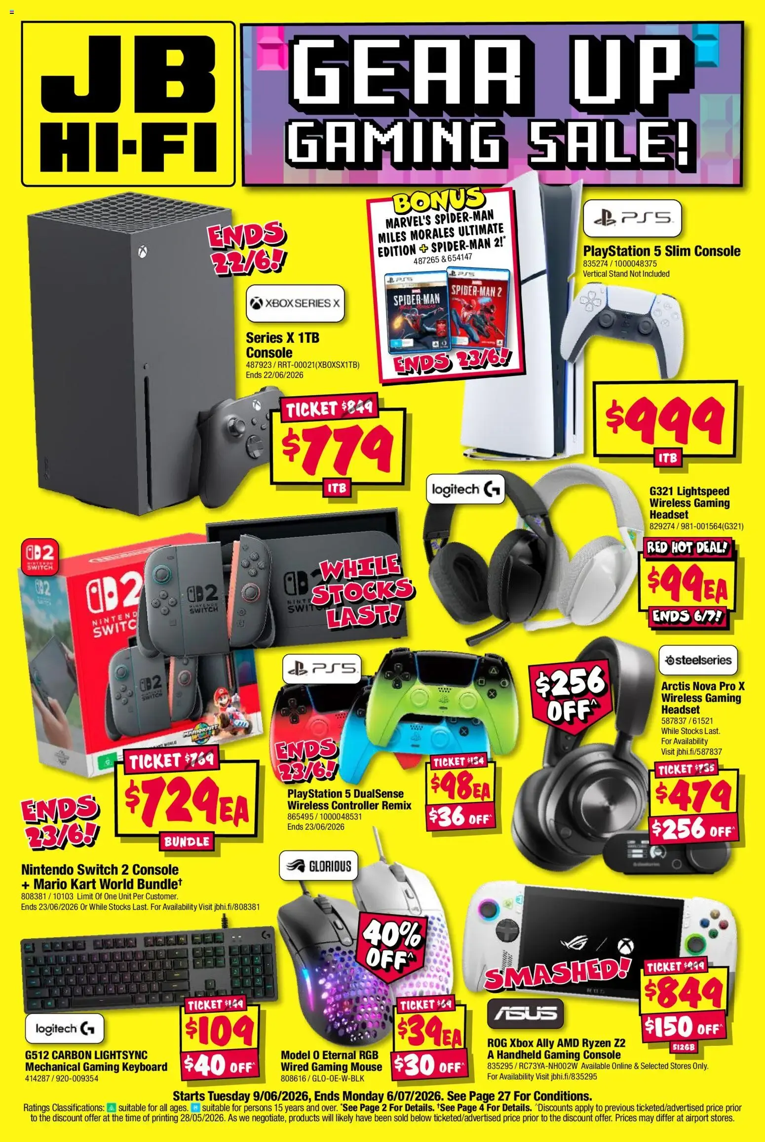 JB Hi-Fi: Gear Up Gaming Sale
