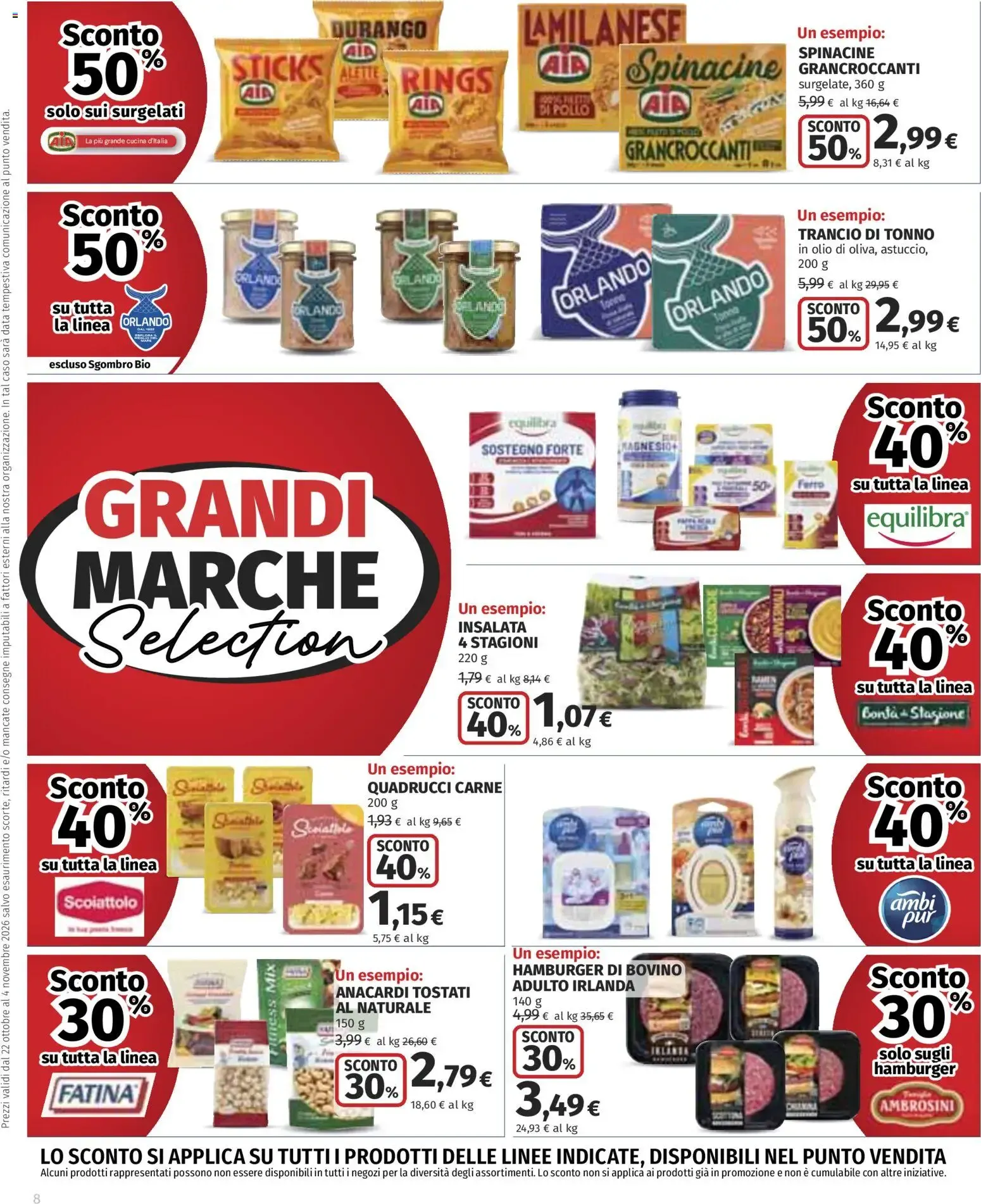 Anteprima volantino Ipercoop dal 22/10/2026 - nuovo offerte da 22 ottobre a 4 novembre di 2026 - Pagina del volantino 8