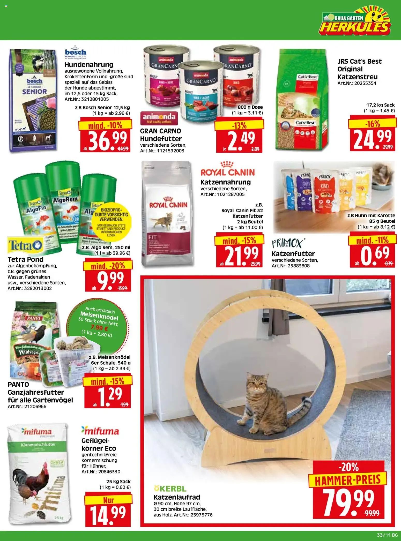 HERKULES Bau & Garten von 10. August bis 15. August 2026 - Prospekt seite 11