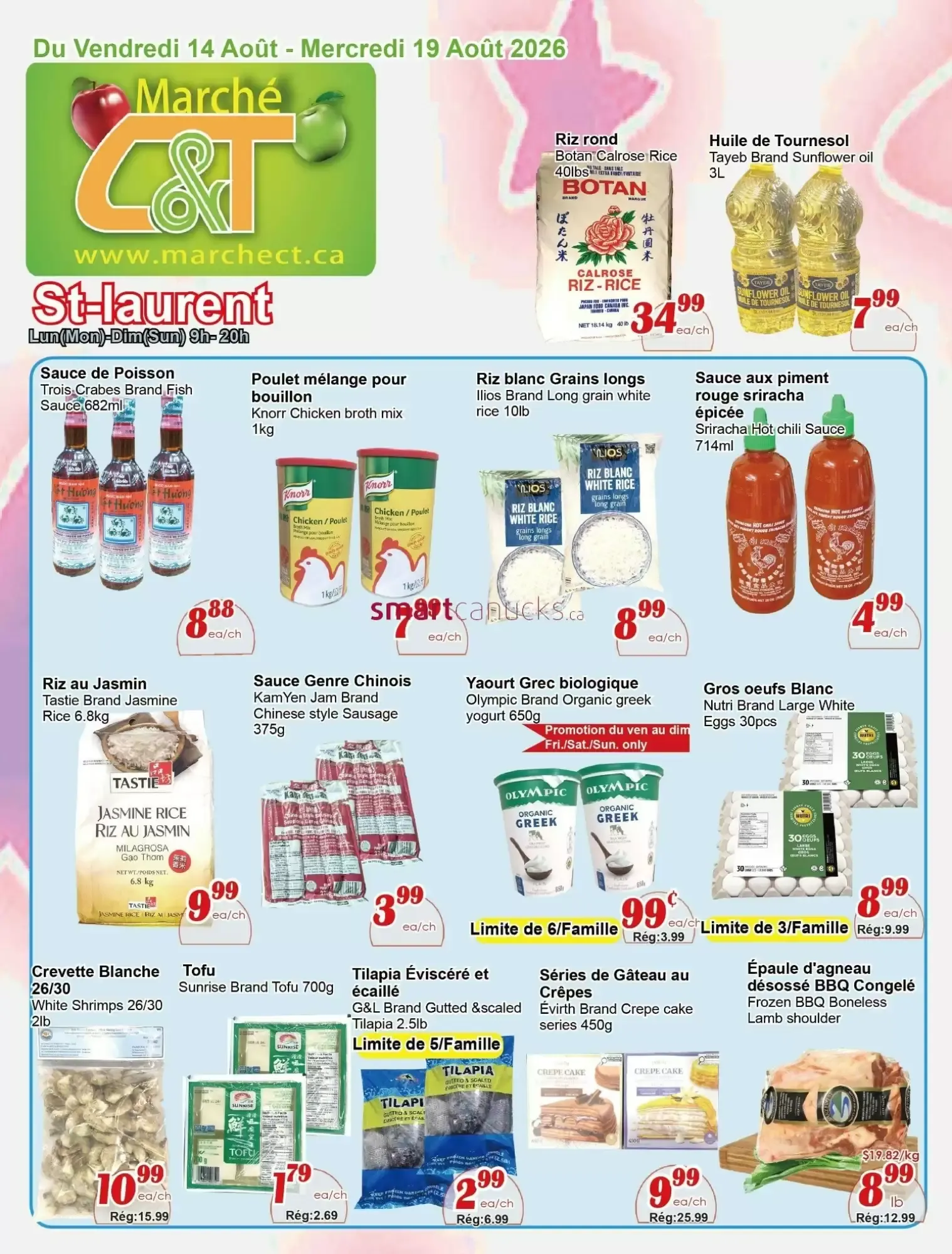 Marche C&T flyer week 33 from August 14 to August 19 2026 - flyer page 1