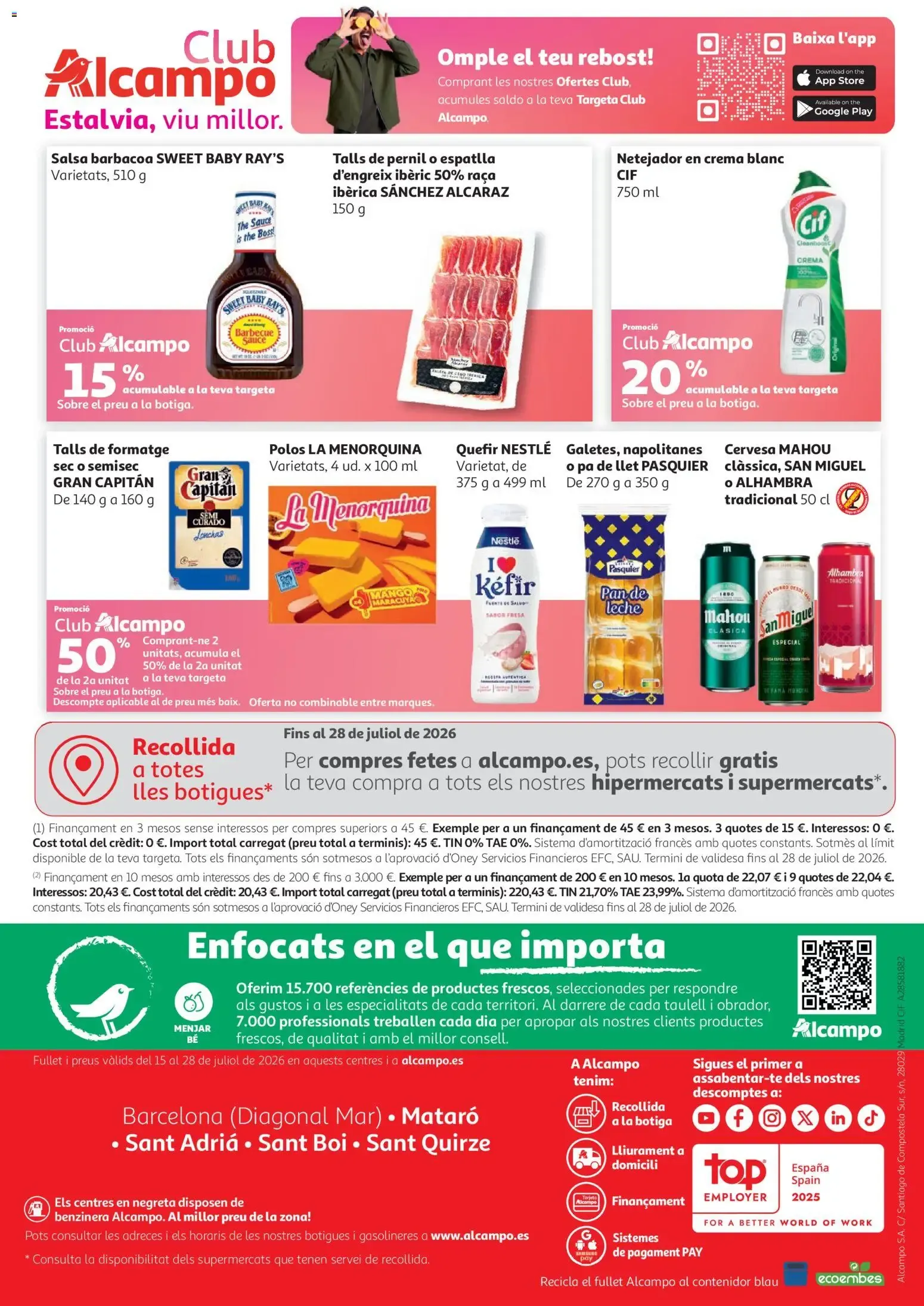 Catálogo de Alcampo: Estiu Fruiter y Ofertas Isabel 3x2 15 de julio al 28 de julio 2026 - Página 24