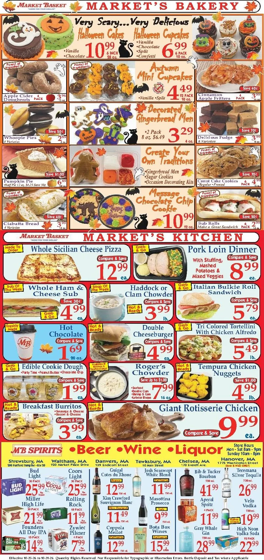 Weekly ad Current Market Basket leaflet valid from Sunday 10/25/2026 to Saturday 10/31/2026 from October 25 to October 31 2026 - Page 8