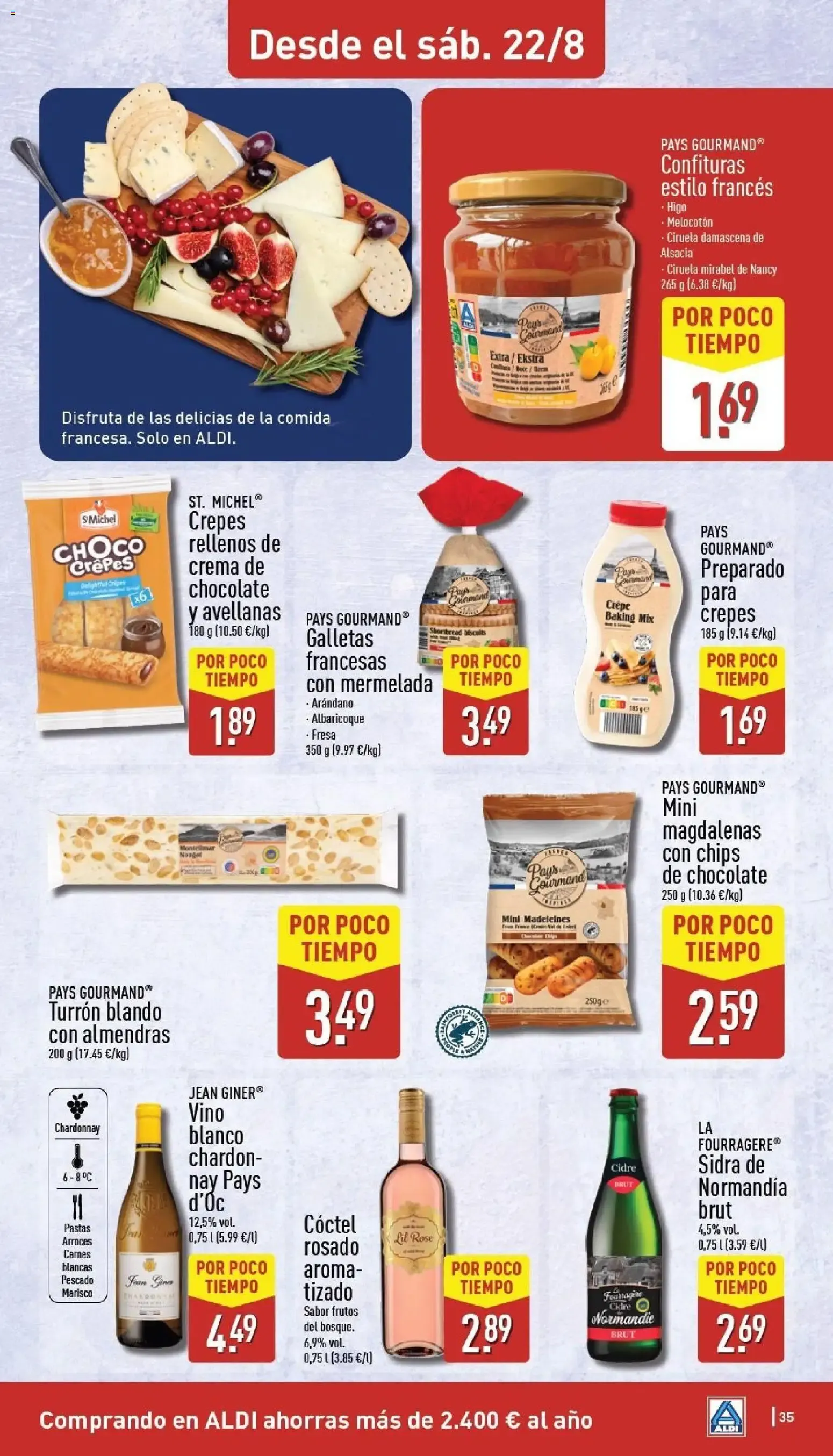 Catálogo de Aldi: Frescura a precios para tirarse a la piscina 17 de agosto al 23 de agosto 2026 - Página 35