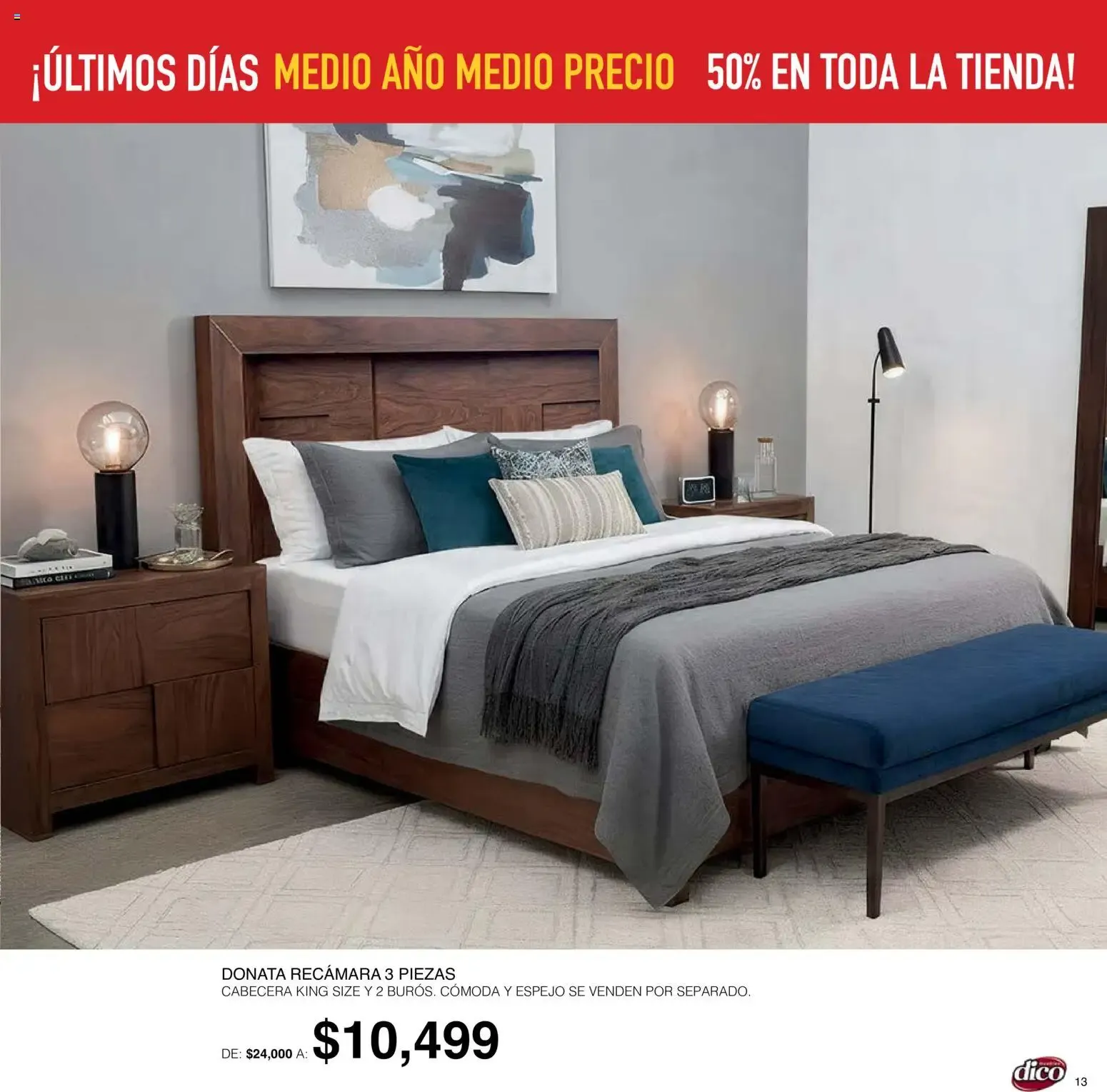 Catálogo de Muebles Dico: ¡Últimos Días! Medio Año Medio Precio, 50% en toda la tienda 1 de octubre al 6 de octubre 2026 - Pagina 13