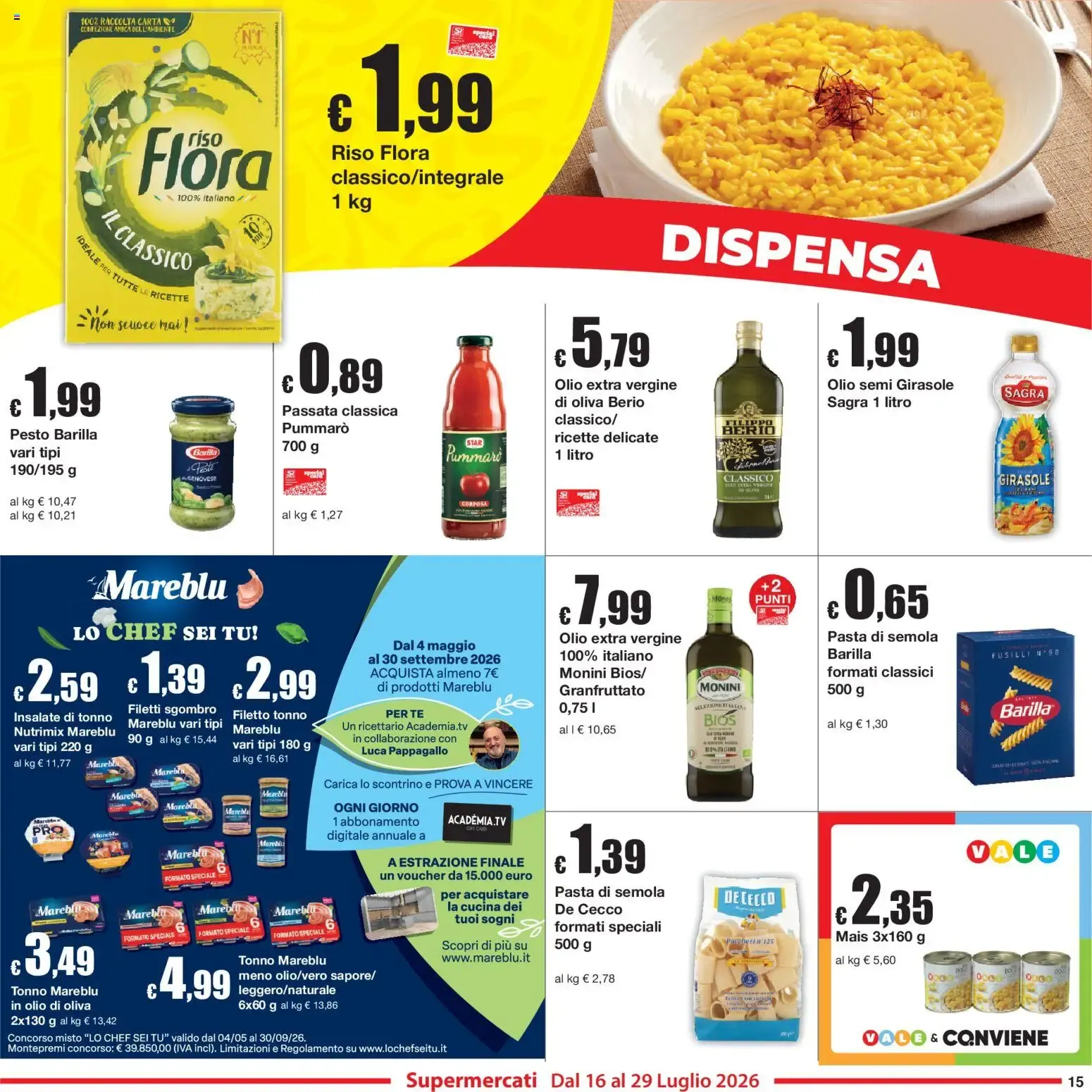 Sì con Te volantino dal 16/07/2026 - online Offerte da 16 luglio a 29 luglio di 2026 - Pagina del volantino 15