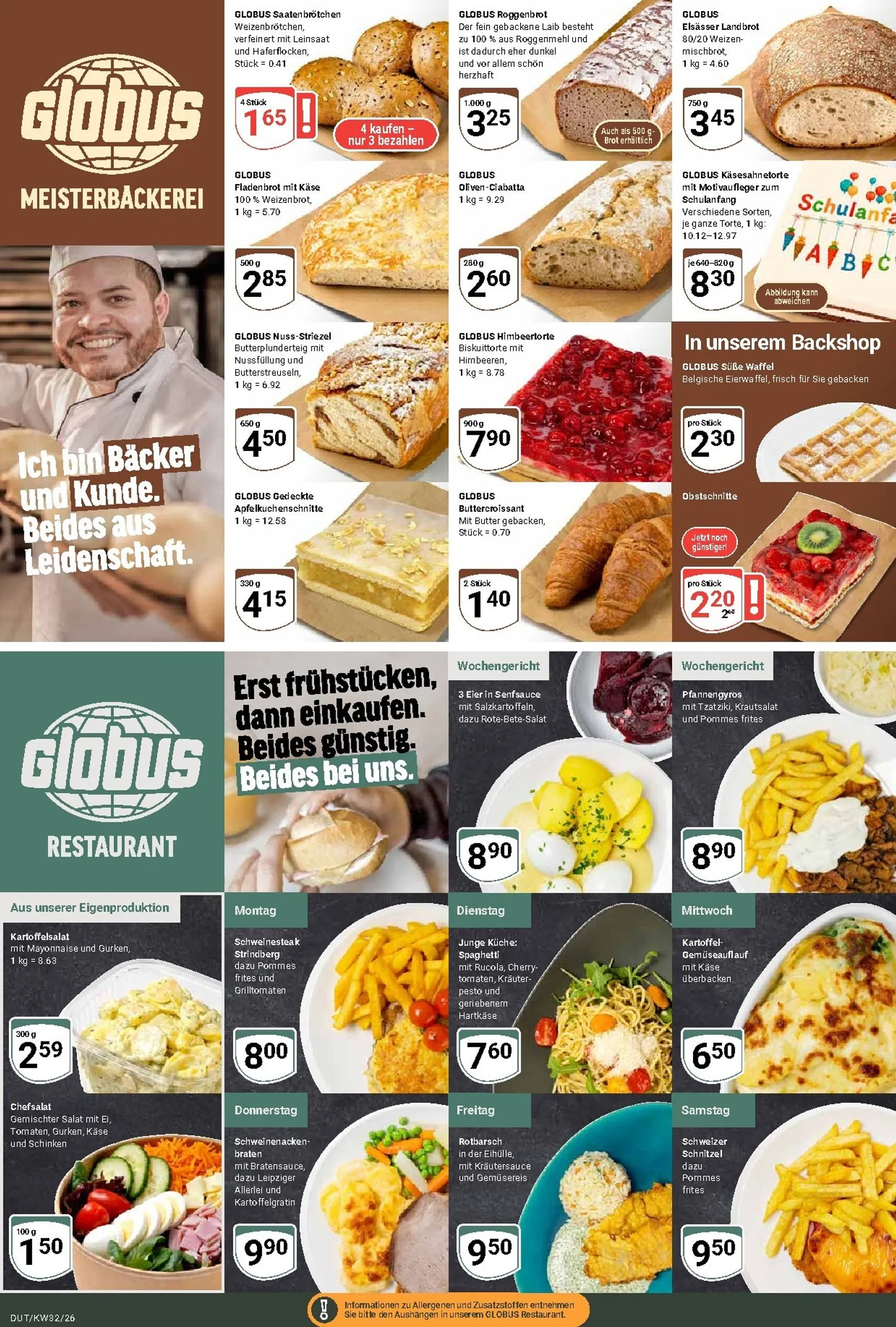 Globus - Jetzt Schulzeit einläuten! von 3. August bis 8. August 2026 - Prospekt seite 9