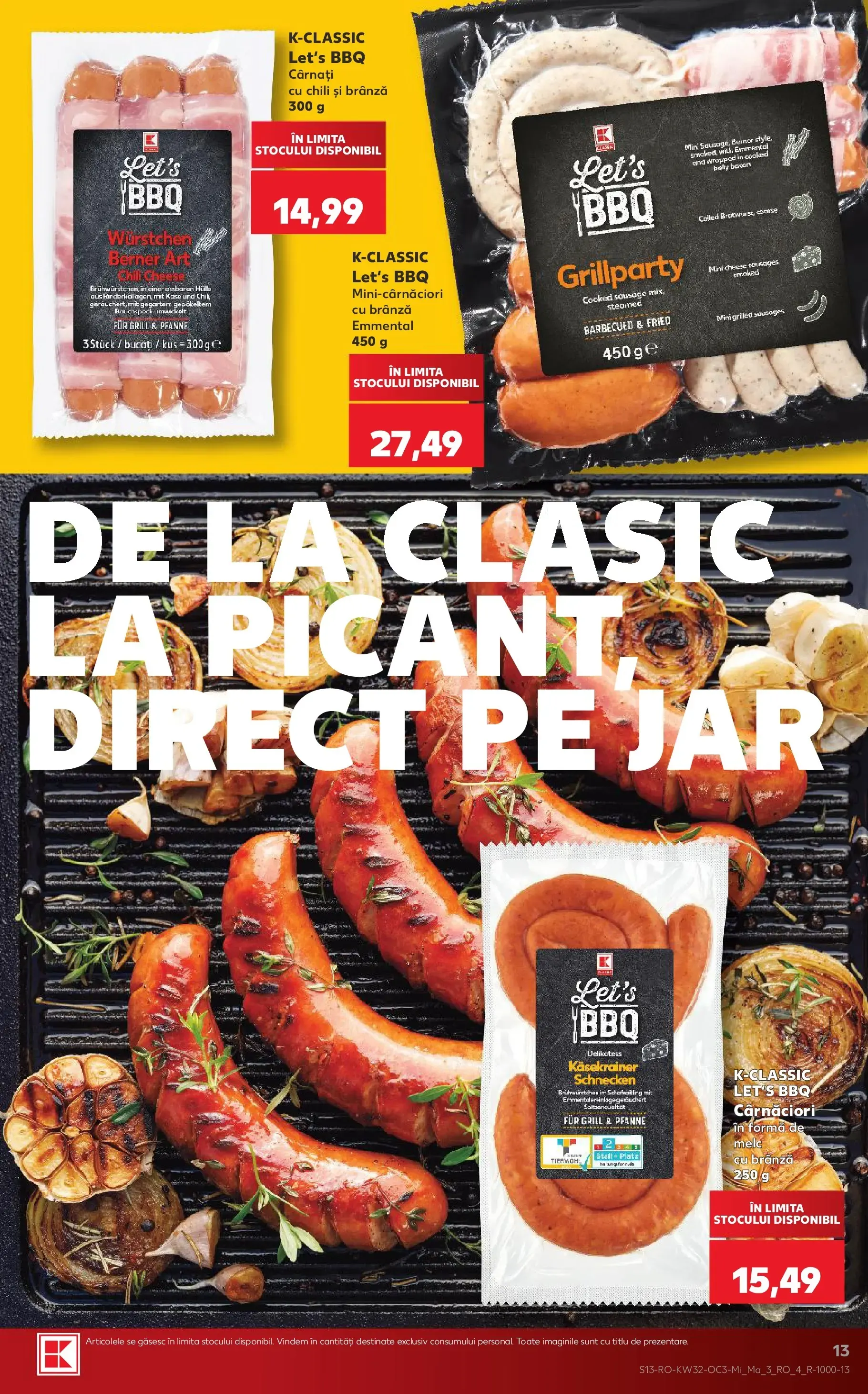 Catalog Kaufland: Un grătar reușit și berea potrivită de la 5 august până la 11 august 2026 - Revista Pagina 13