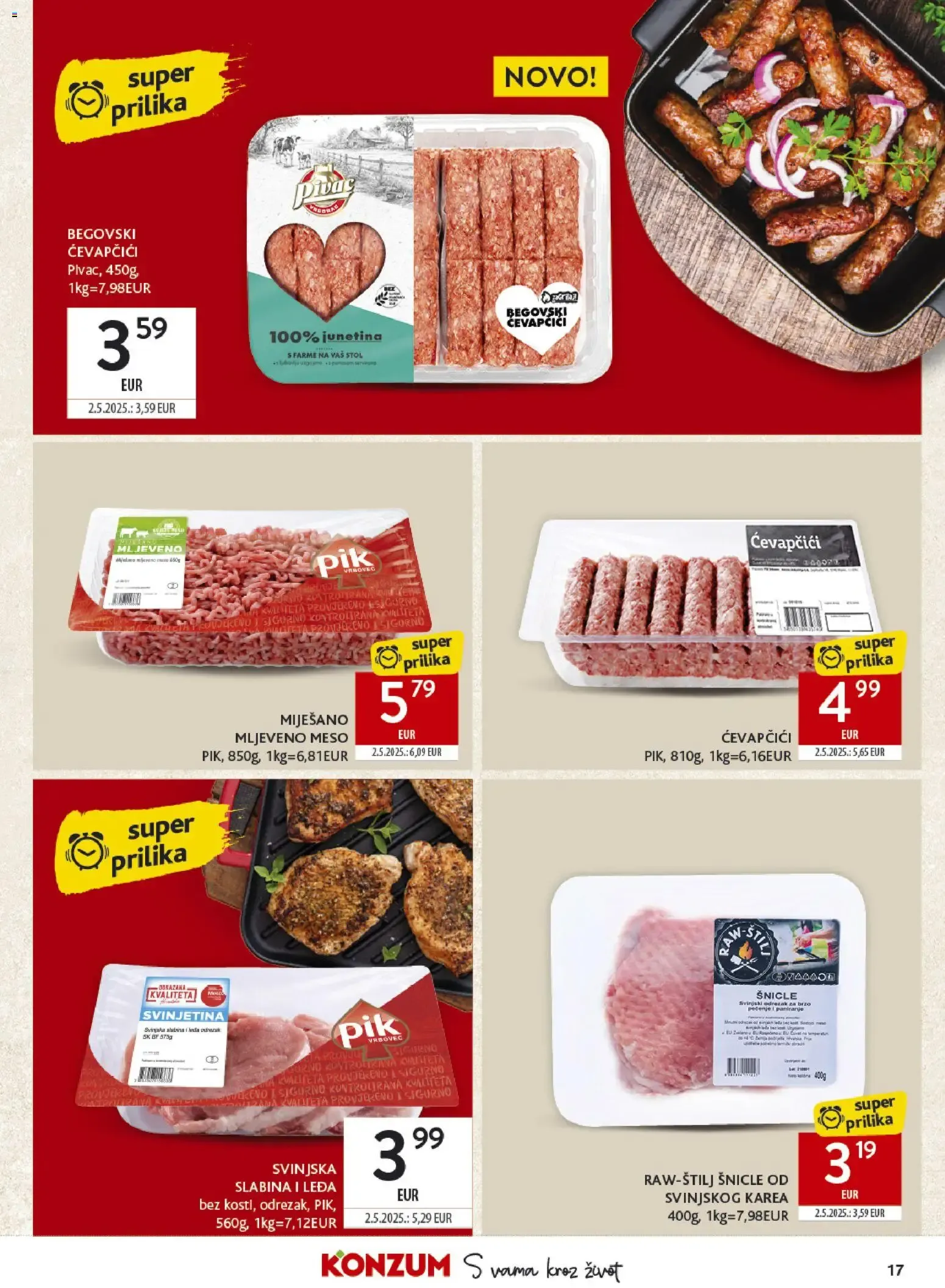 Katalog Konzum Katalog 43 / 2026 od 21. listopada do 27. listopada 2026. - Pregled Stranica 17
