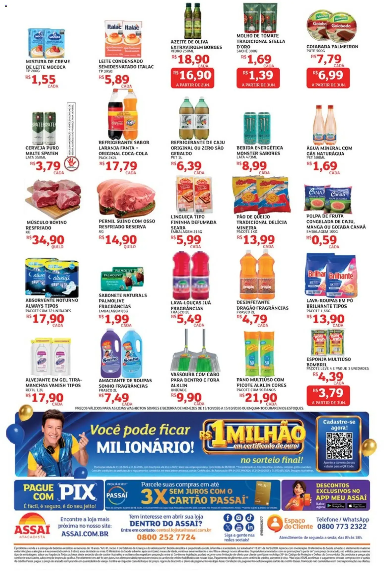 Encarte de Assaí Atacadista ofertas - CE de 13/10/2026 | Promoções Online 13 de outubro até 15 de outubro 2026 - Pagina 2