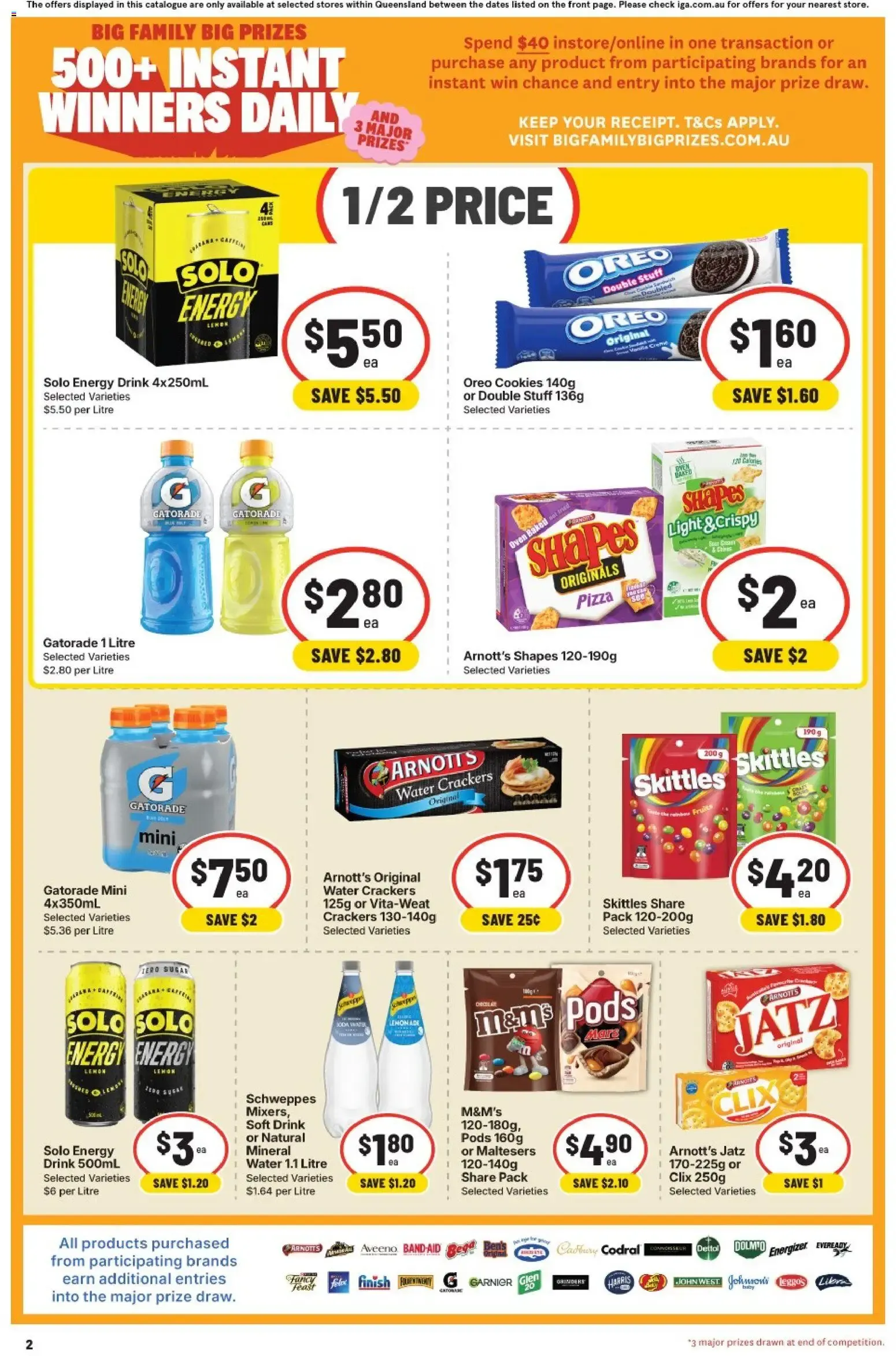 IGA Big Family Big Prizes - 500+ Instant Winners Daily - Catalogue valid from 1 July to 7 July 2026 - page 2