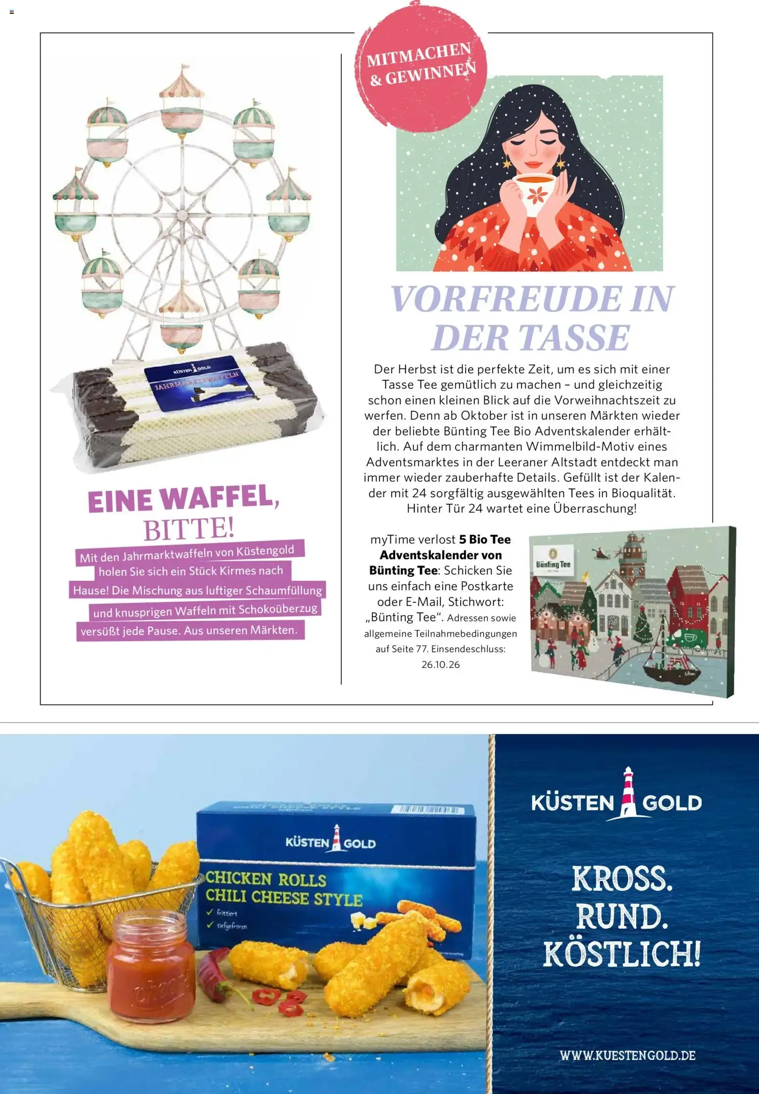 Combi myTime Oktober 2026 (ab 01.10.2026) zum Blättern von 1. Oktober bis 31. Oktober 2026 - Prospekt seite 22