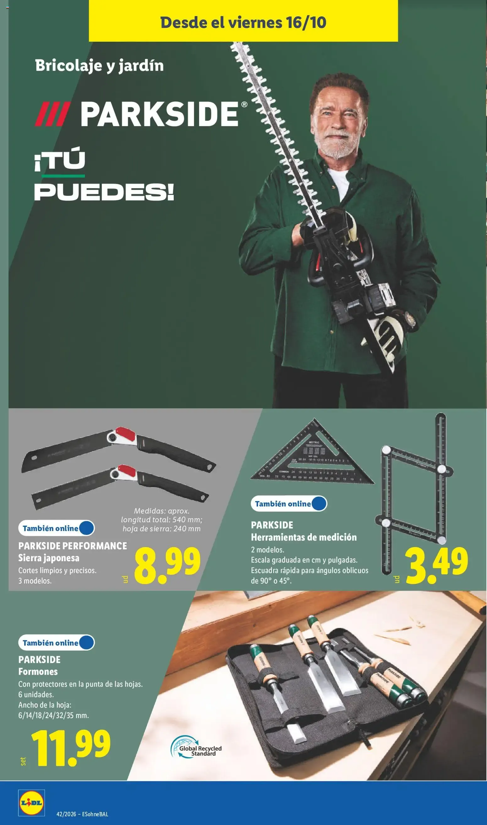 Catálogo de Lidl folleto de bazar del 12/10/2026 | Ofertas 12 de octubre al 18 de octubre 2026 - Página 36