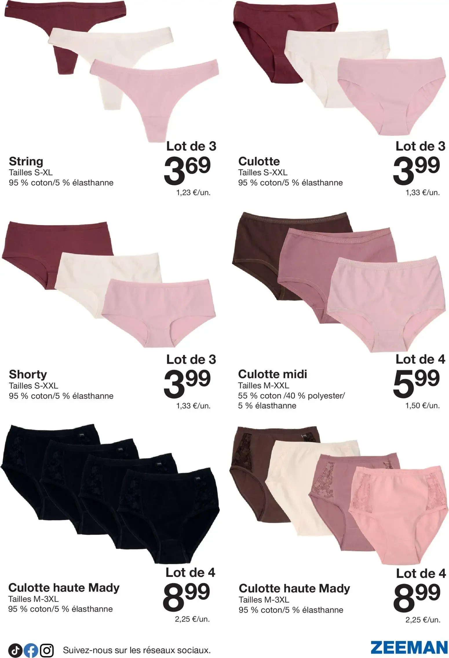 Cette semaine : des tenues d'automne aux sous-vêtements. du 12 septembre au 25 septembre 2026 - Catalogue page 17