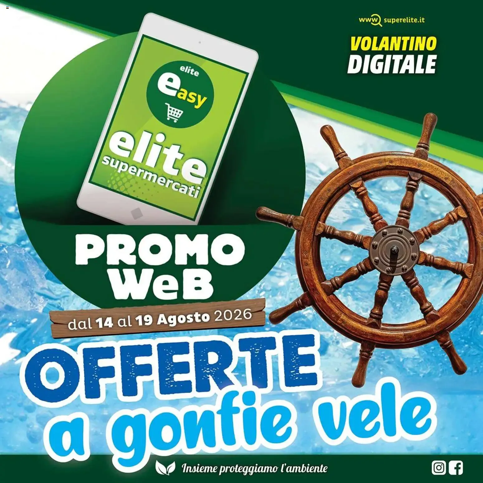 Nuovo Elite Supermercati volantino Promo Web dal 14/08/2026 > offerte anteprima 🛍️ da 14 agosto a 19 agosto di 2026 - Pagina del volantino 1
