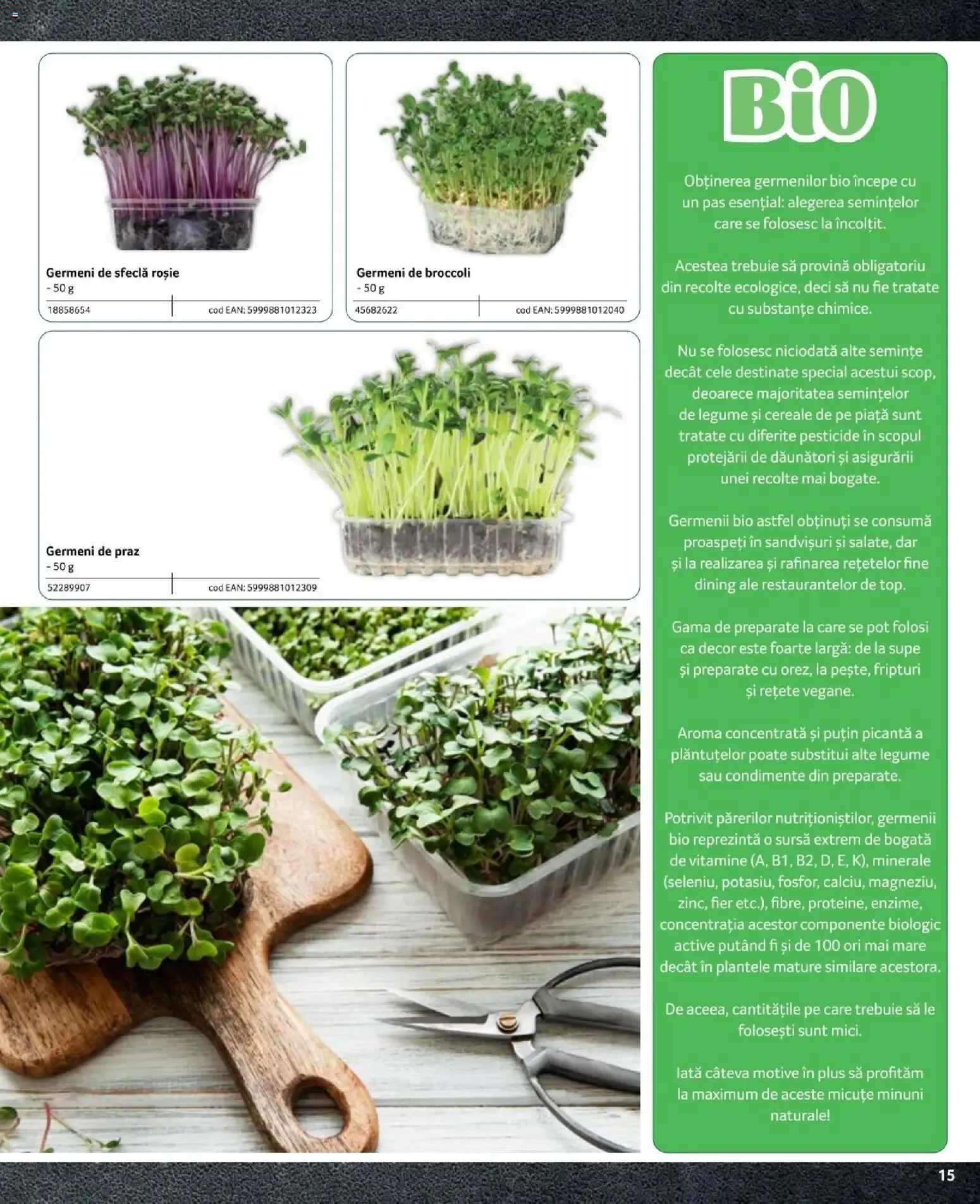 Catalog Catalog Selgros - Bio 09.02.2024 - Oferta online de la 9 februarie până la 30 noiembrie 2026 - Revista Pagina 15