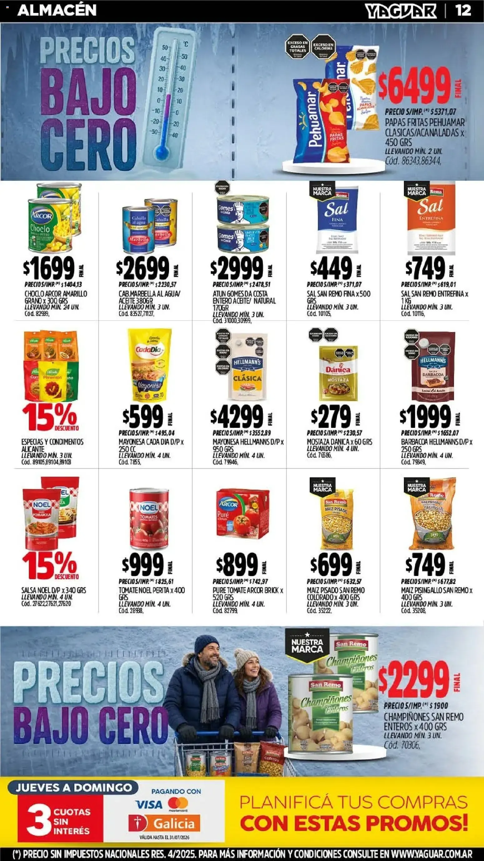 Ofertas de Yaguar - Oferta Semanal Mar del Plata del 27/07/2026 - 01/08/2026 27 de julio al 1 de agosto 2026 - Página 14 del catálogo