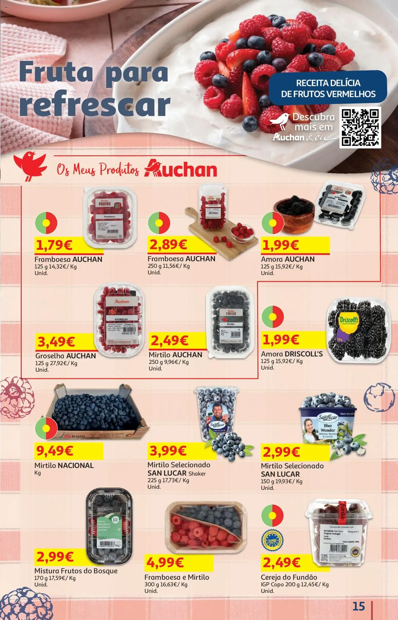 Folheto Auchan: Ser vizinho é ter sempre uma história para partilhar. LEGO y Geleira CAMPOS. de 7 de julho até 21 de julho 2026 - Pagina 15