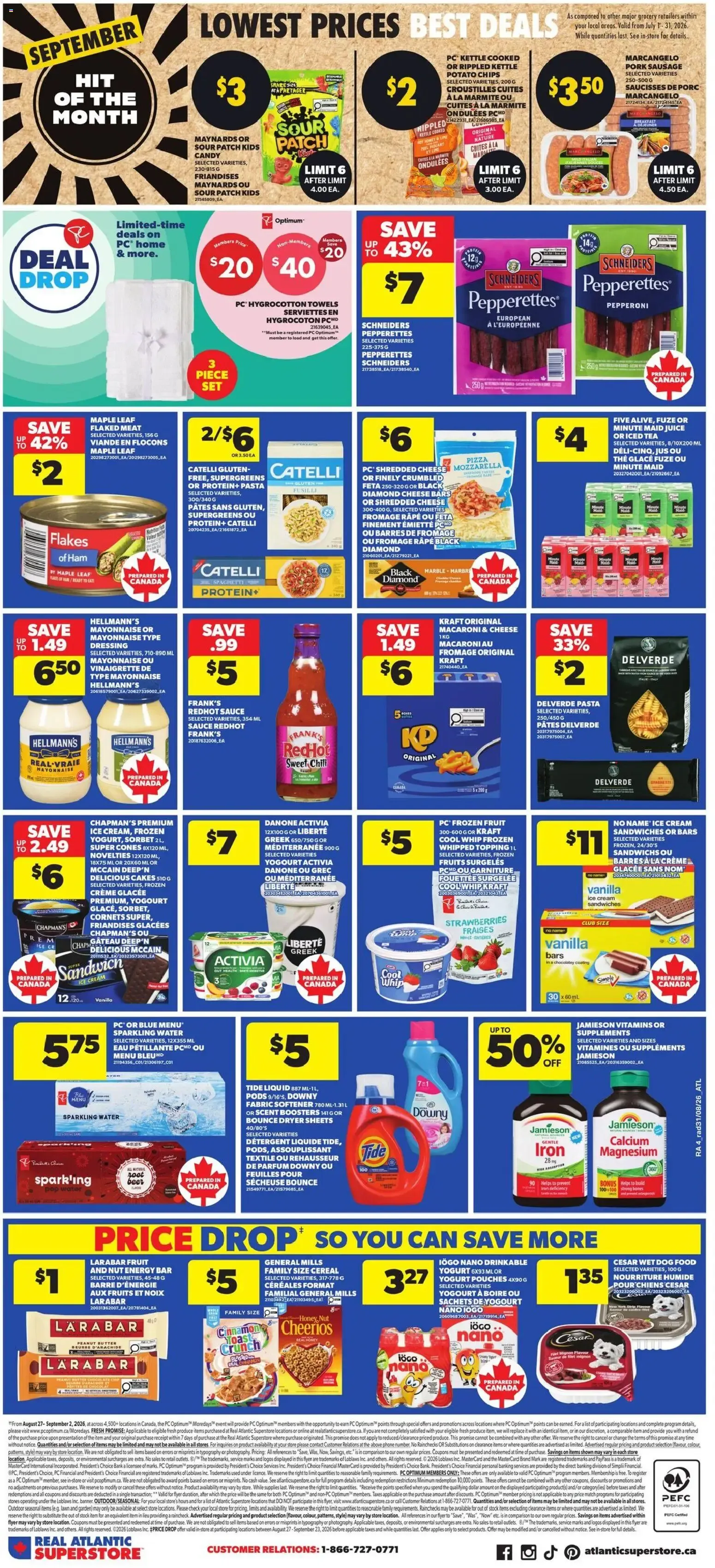 Atlantic Superstore weekly flyer / circulaire from Sep 3, 2026 > weekly specials & deals from September 3 to September 9 2026 - flyer page 2