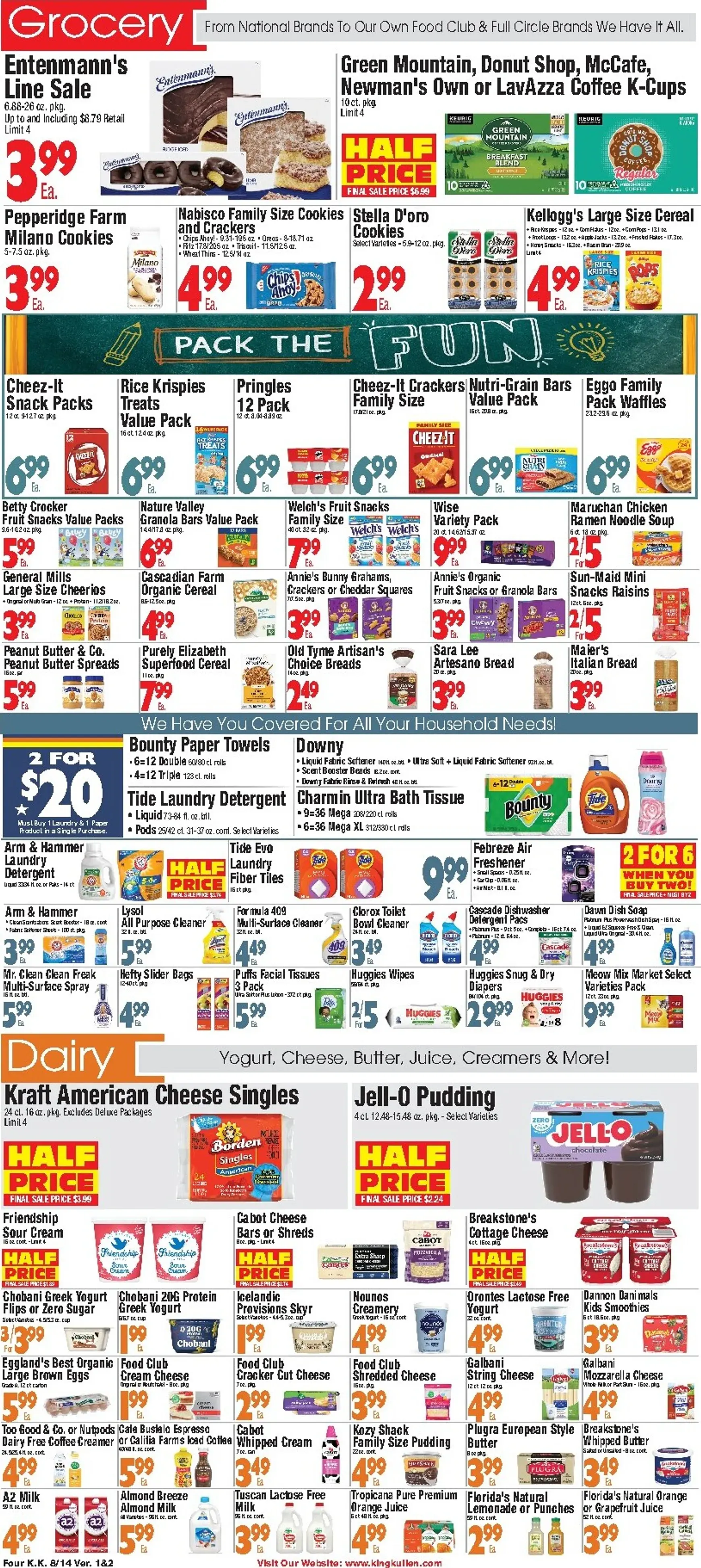 Weekly ad King Kullen flyer for next week from Friday 08/14/2026 to Thursday 08/20/2026 from August 14 to August 20 2026 - Page 4