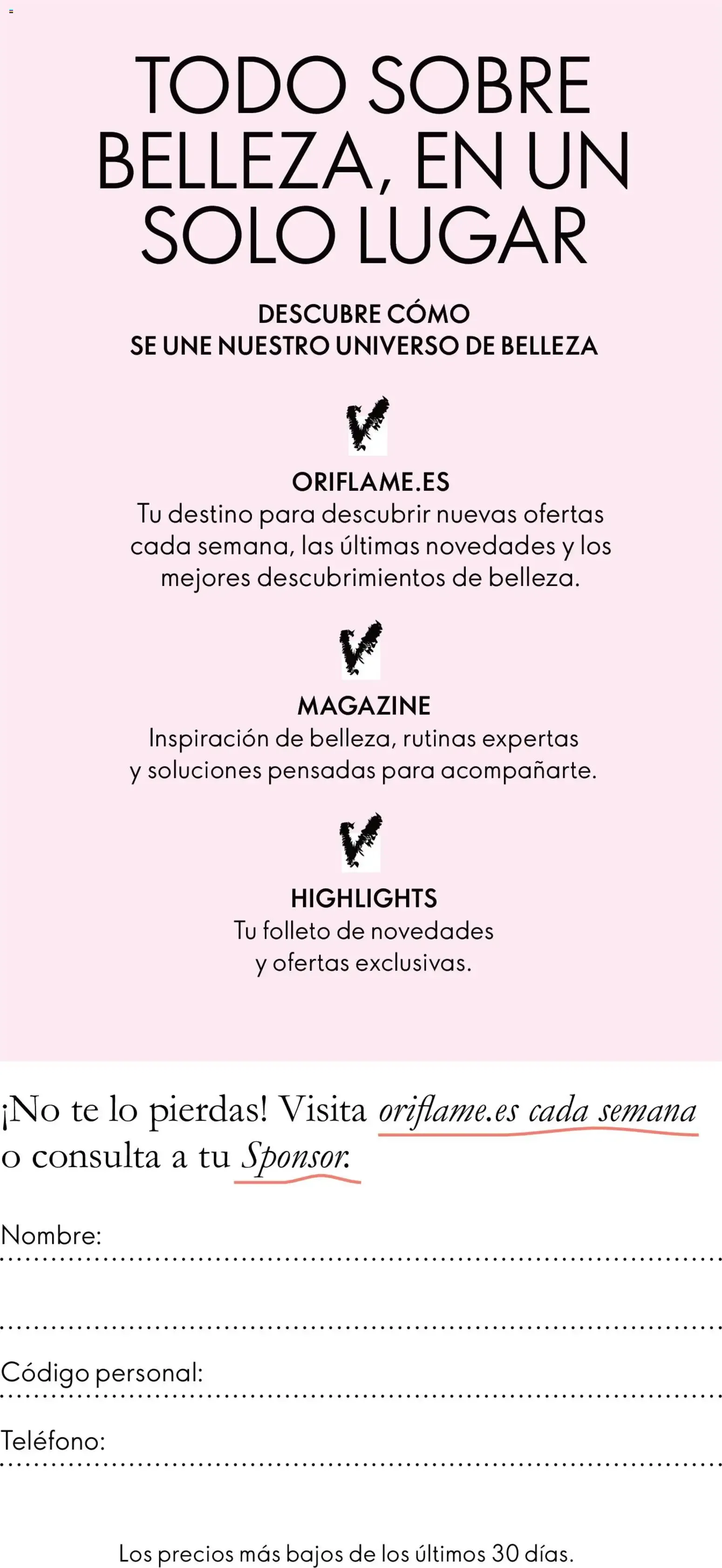 Catálogo de Oriflame Folleto Campaña 14 Highligts 07/10/2026 - 27/10/2026 7 de octubre al 27 de octubre 2026 - Página 6