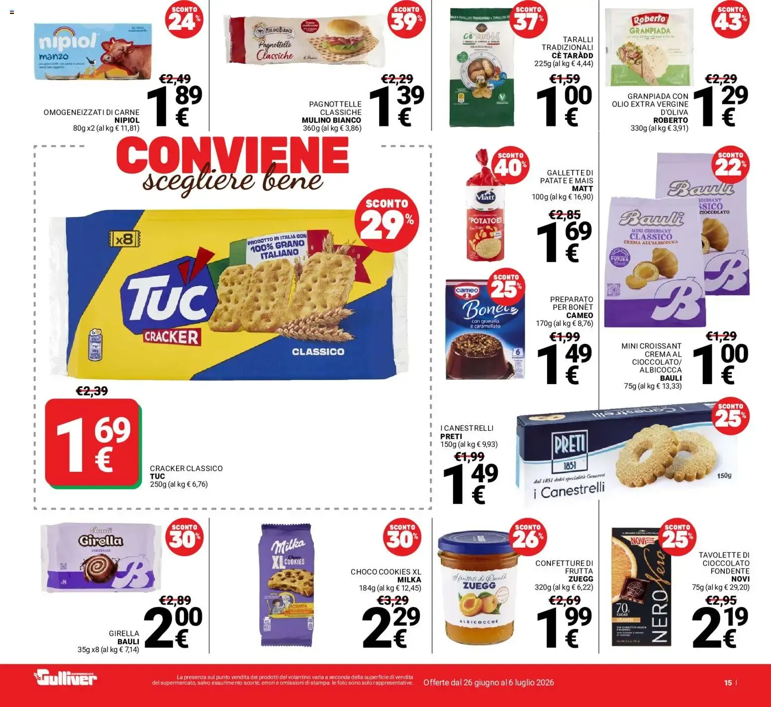 Nuovo Gulliver volantino dal 26/06/2026 > offerte anteprima 🛍️ da 26 giugno a 6 luglio di 2026 - Pagina del volantino 15
