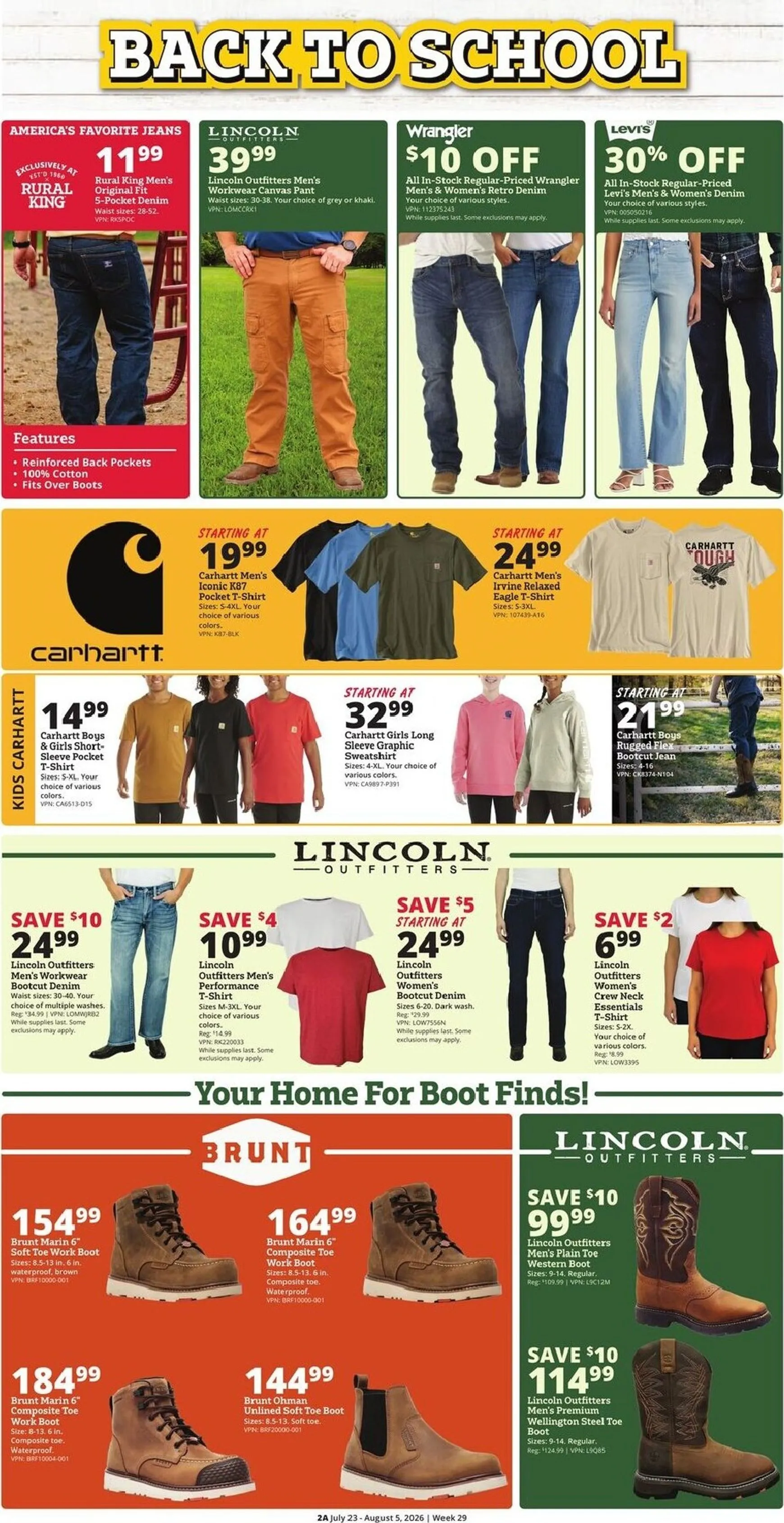 Weekly ad Current Rural King leaflet valid from Thursday 07/23/2026 to Wednesday 08/05/2026 from July 23 to August 5 2026 - Page 4