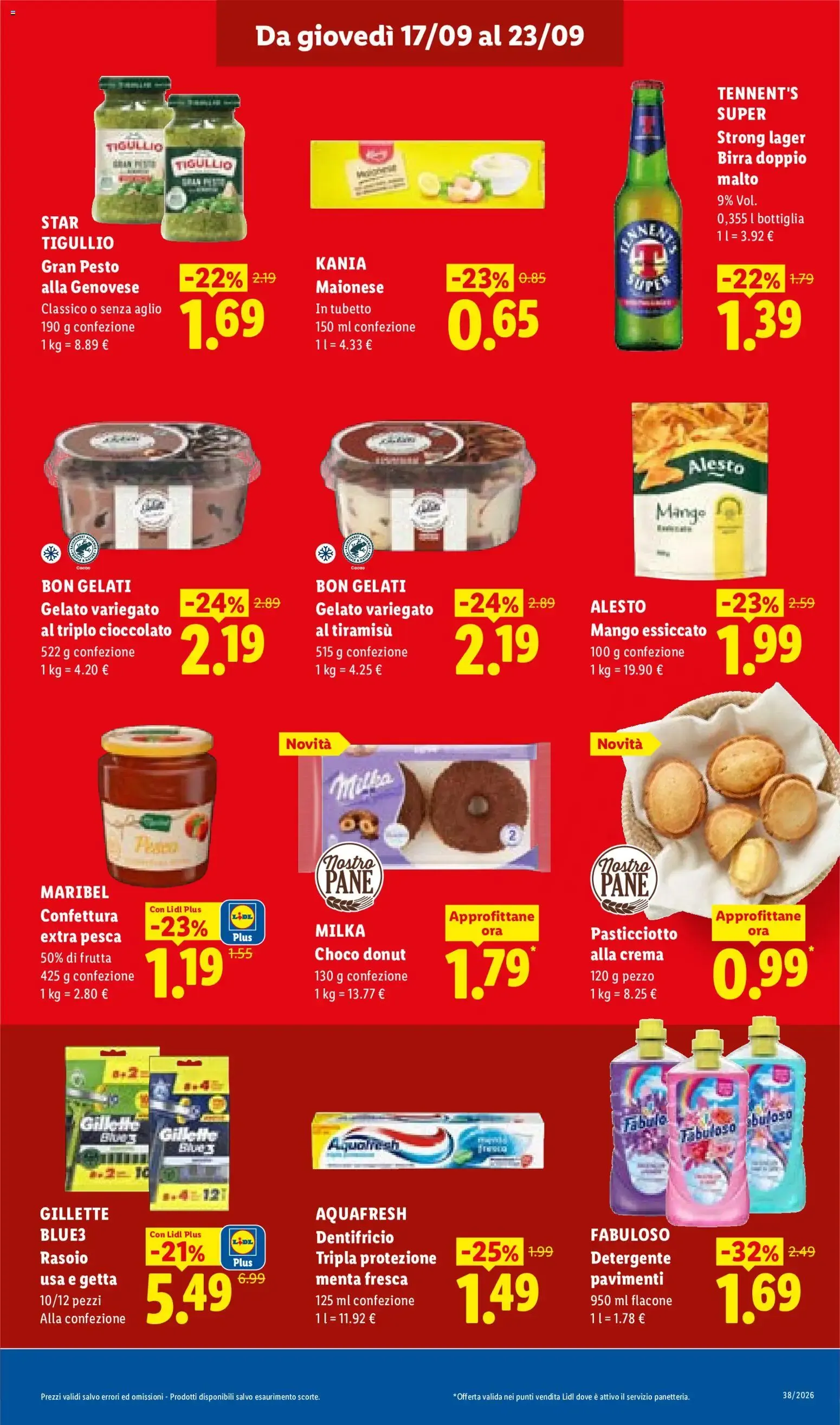 Lidl XXL Grande formato, grande convenienza y Mega Offerte da 17 settembre a 23 settembre di 2026 - Pagina del volantino 17