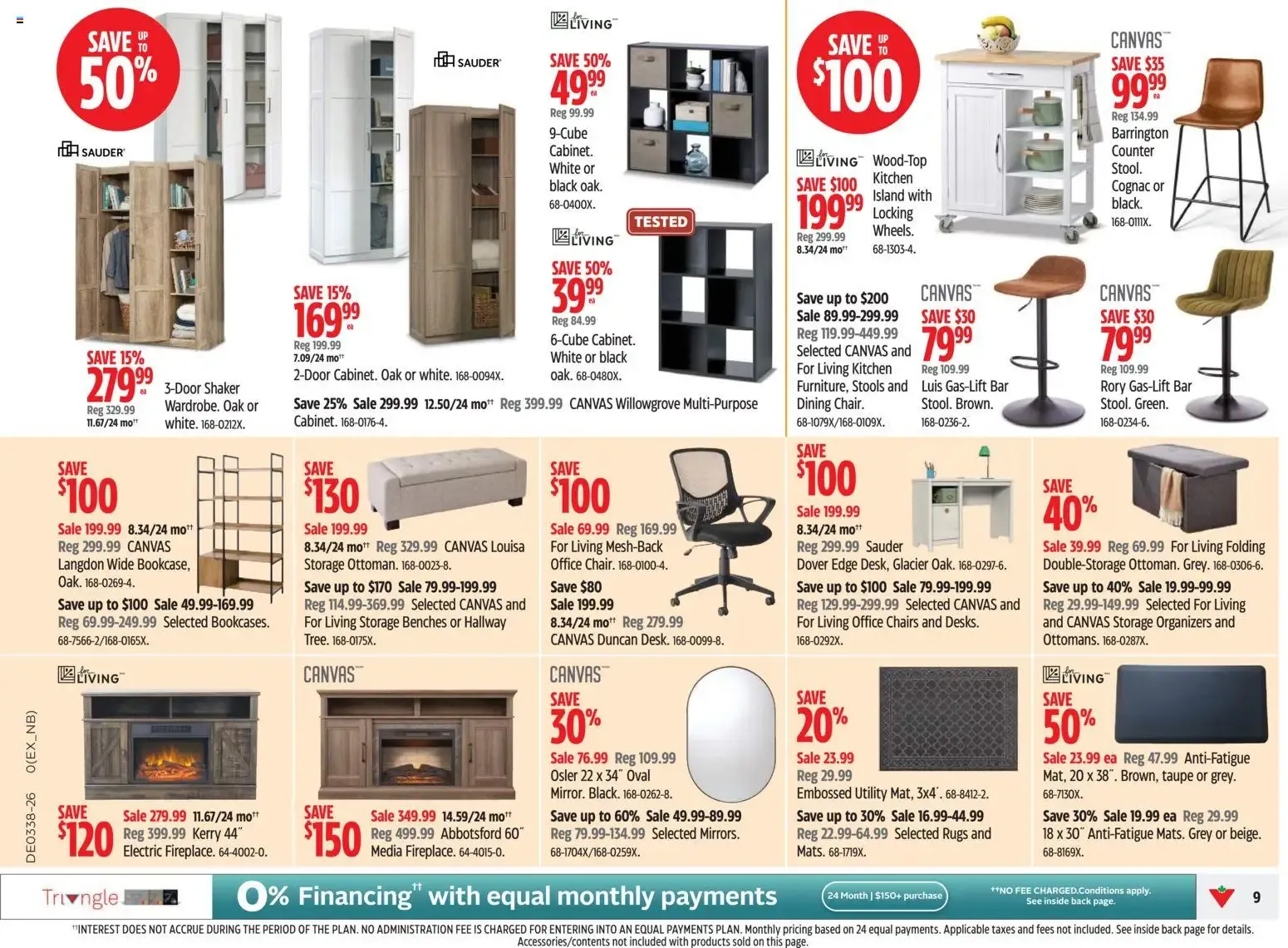 Canadian Tire weekly flyer from Sep 17, 2026 > weekly specials & deals from September 17 to September 24 2026 - flyer page 9
