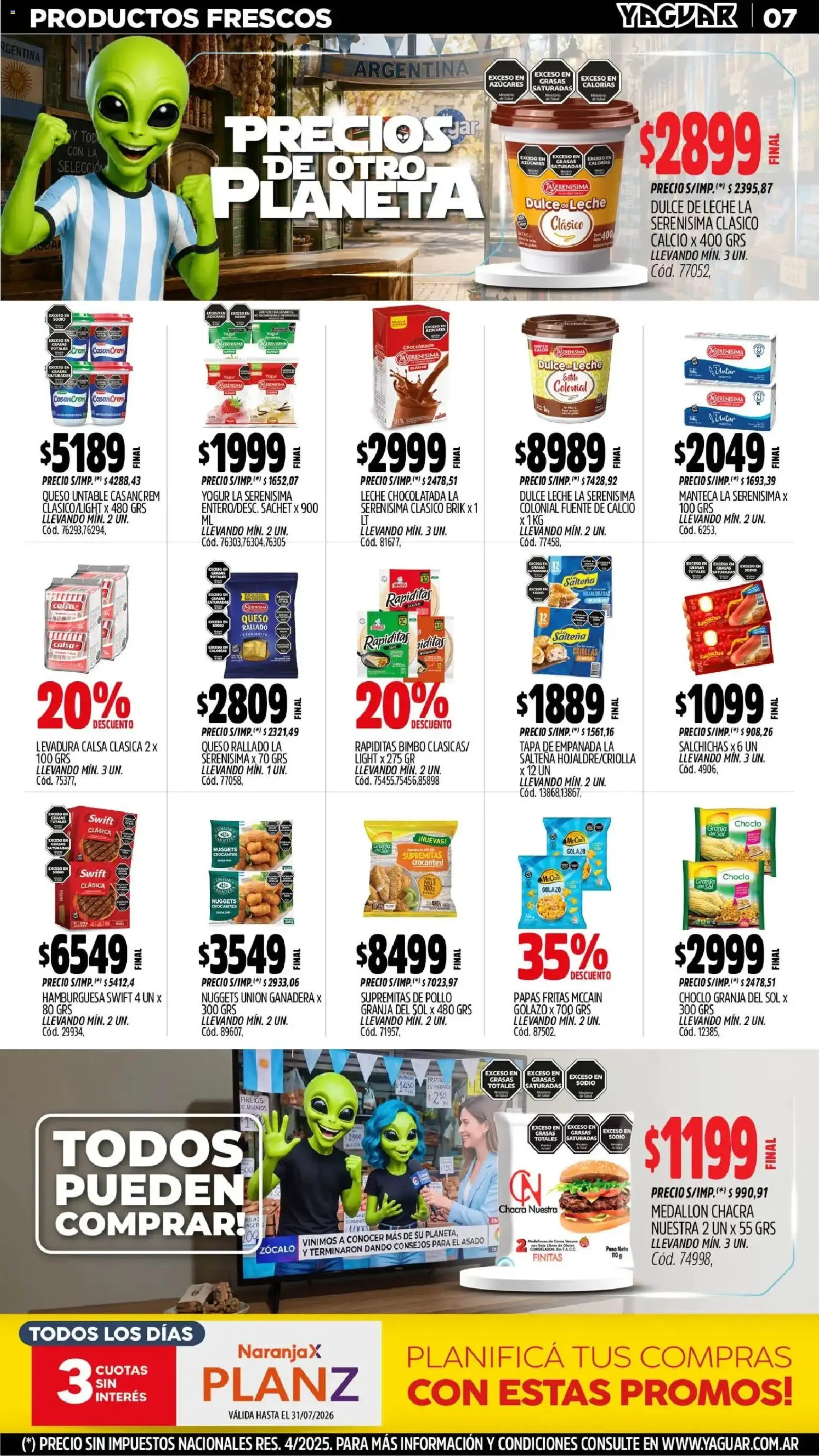 Ofertas de Yaguar - Oferta Semanal Misiones del 29/06/2026 - 05/07/2026 29 de junio al 5 de julio 2026 - Página 8 del catálogo