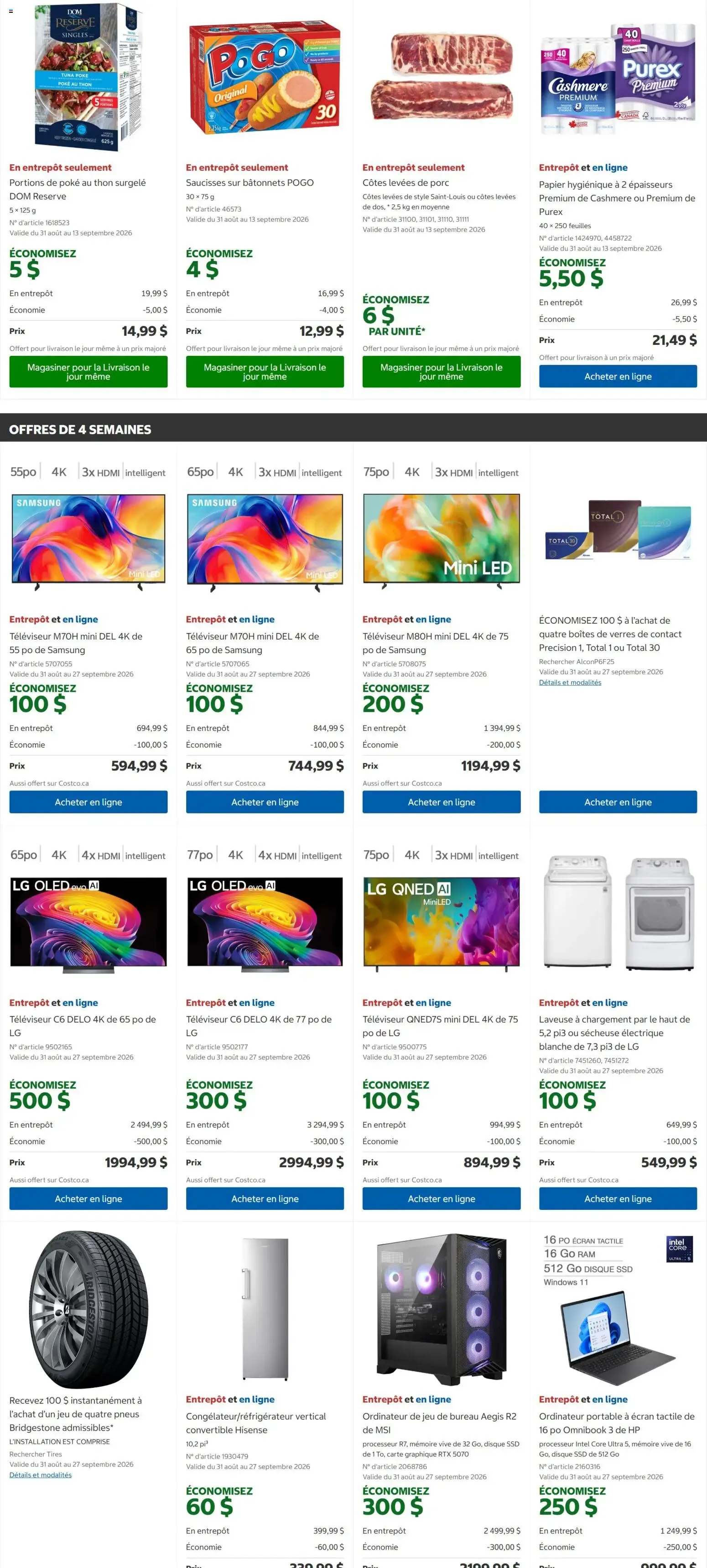 Costco circulaire from Aug 31, 2026 > weekly specials & deals from August 31 to September 13 2026 - flyer page 2