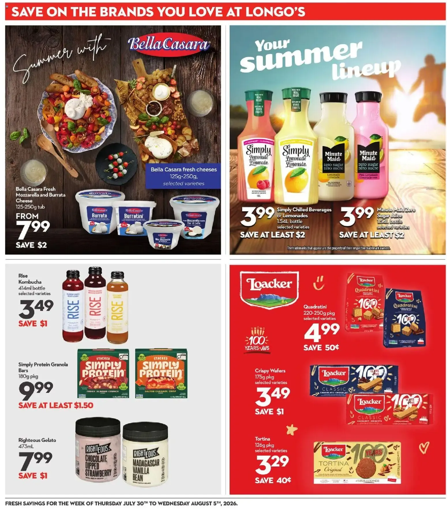 Longo's weekly flyer / circulaire from August 6 to August 12 2026 - flyer page 20