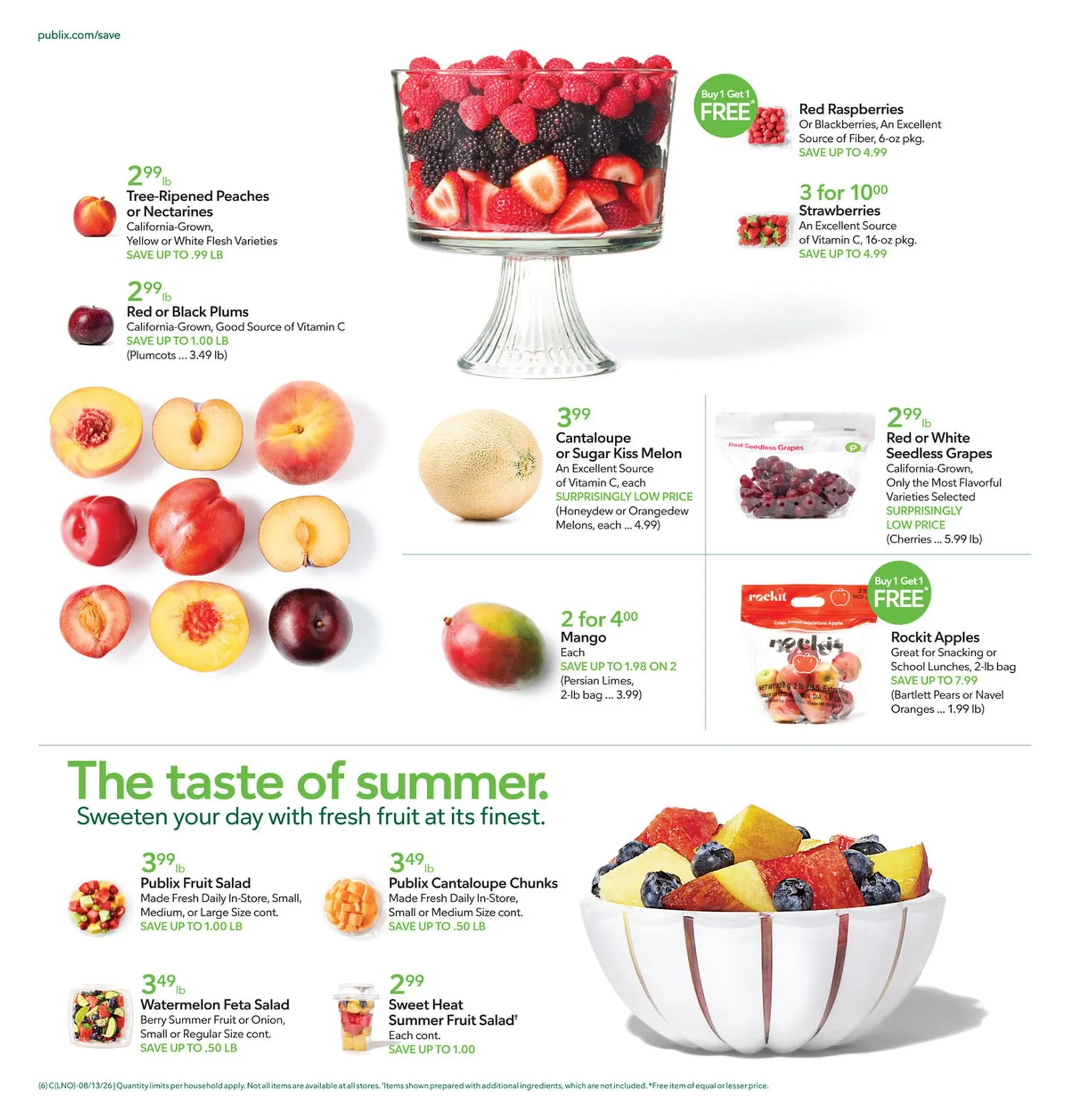 Weekly ad Current Publix leaflet valid from Wednesday 08/12/2026 to Tuesday 08/18/2026 from August 12 to August 18 2026 - Page 6