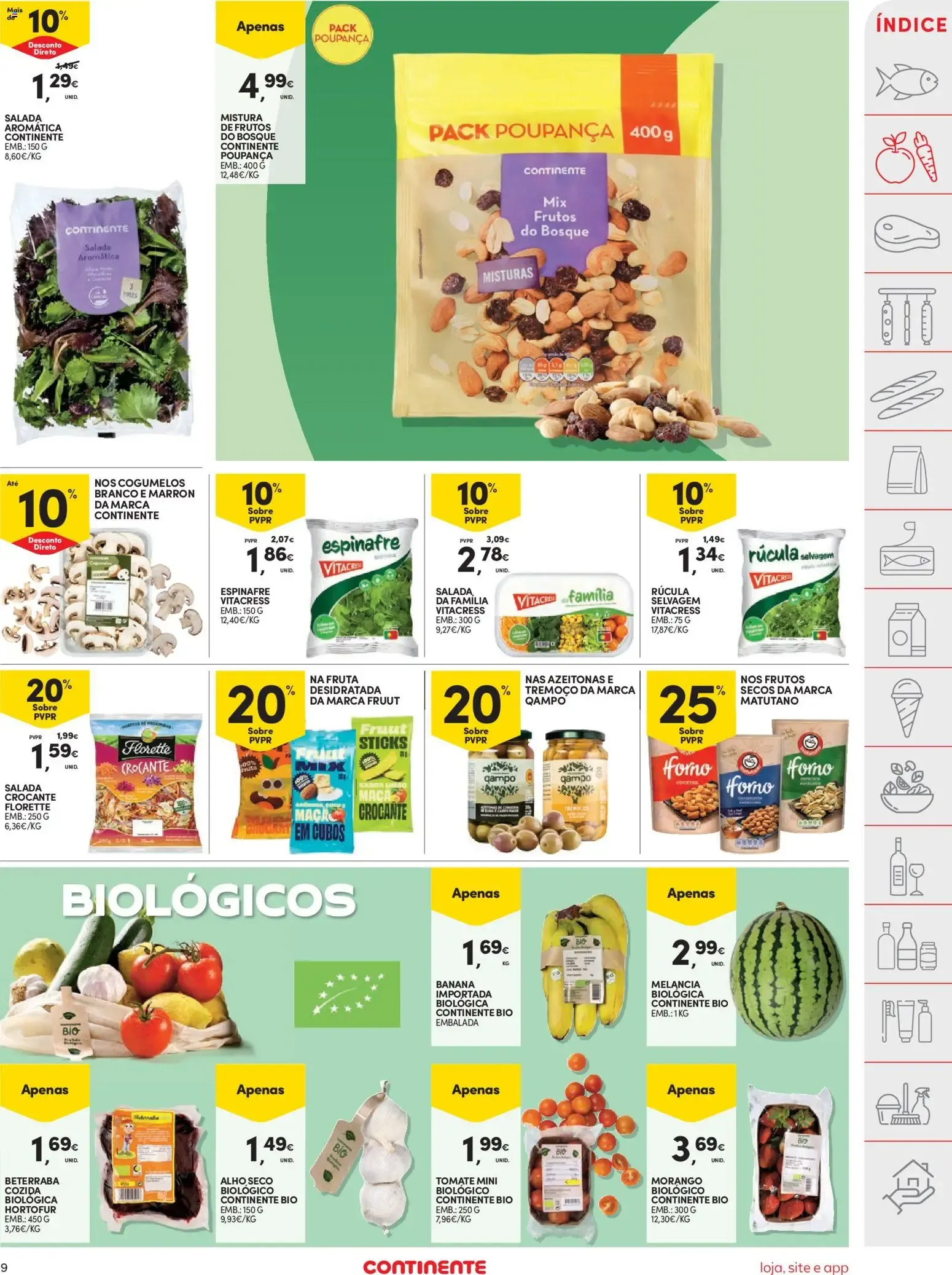 Folheto Continente folheto » de 18/08/2026 - 24/08/2026 de 18 de agosto até 24 de agosto 2026 - Pagina 9