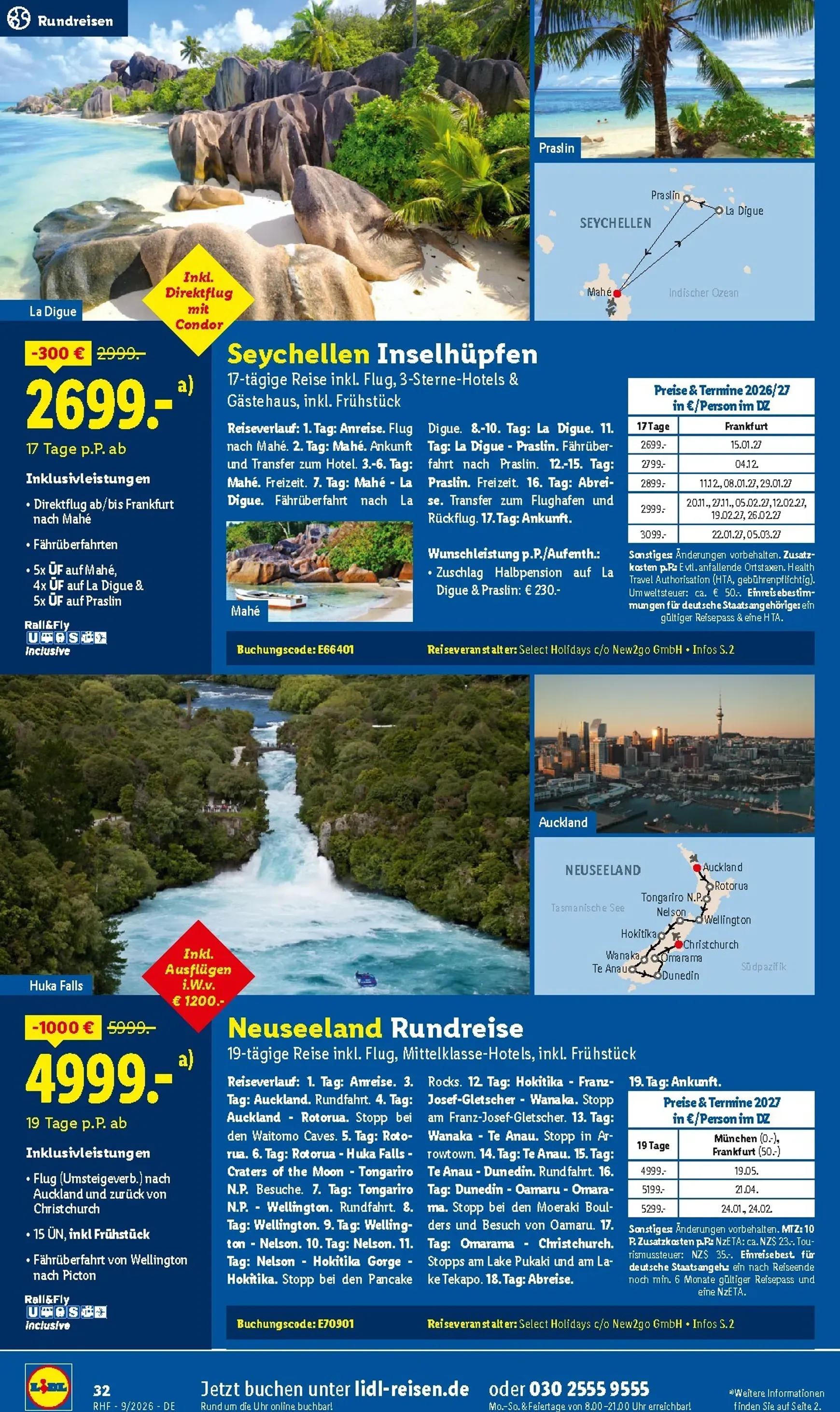 TUI Vielfalt mit Lidl Reisen von 29. August bis 30. September 2026 - Prospekt seite 32