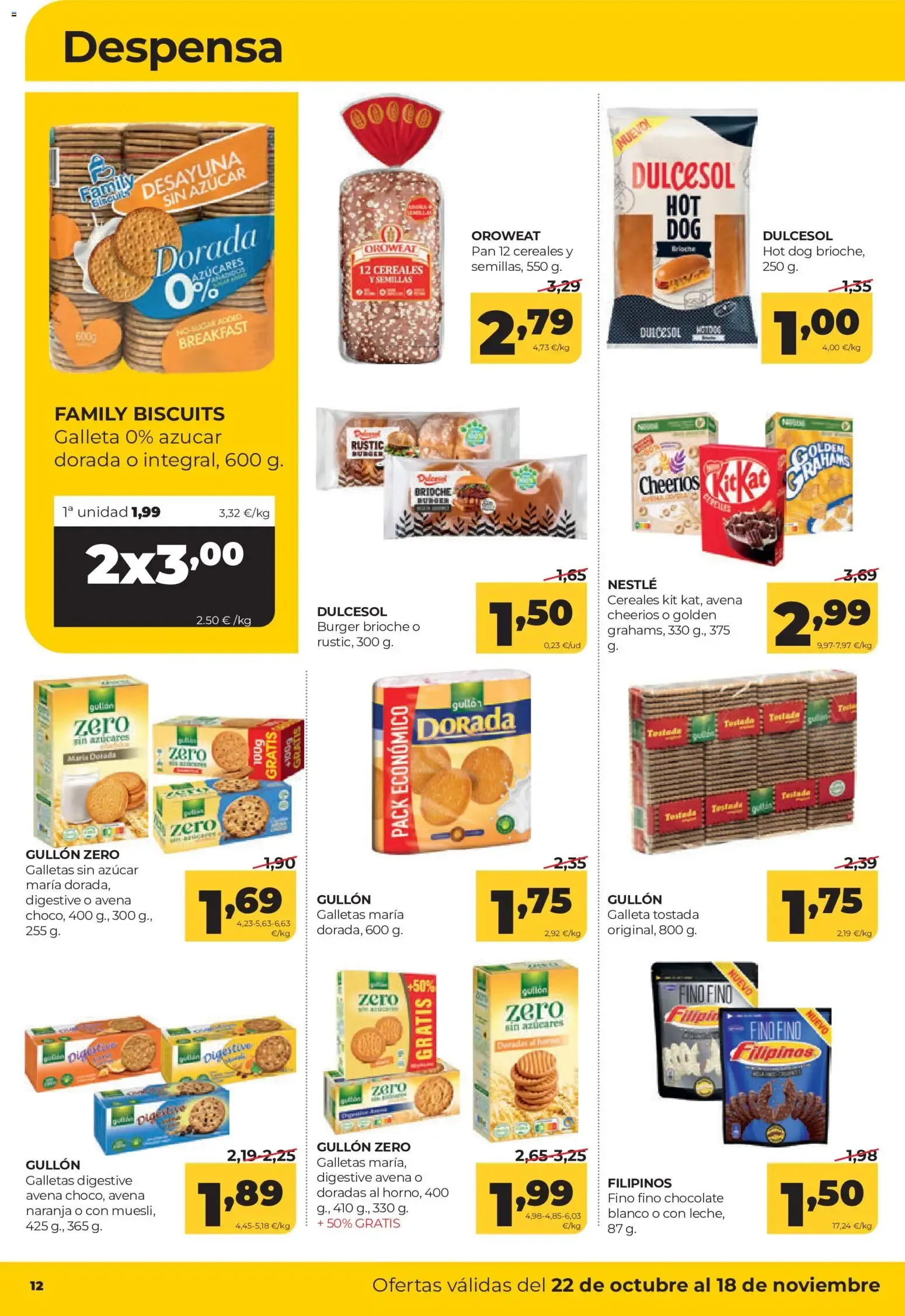 Catálogo de Alimerka folleto >> 22/10 - 18/11/2026 (catálogo) 22 de octubre al 18 de noviembre 2026 - Página 12