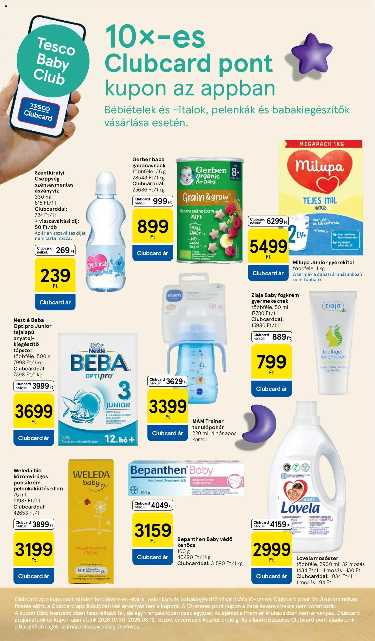 Katalógus Tesco aktuális akciós újság - 2026.07.30.-tól - online július 30.-tól szeptember 13.-ig 2026. - Oldal 12
