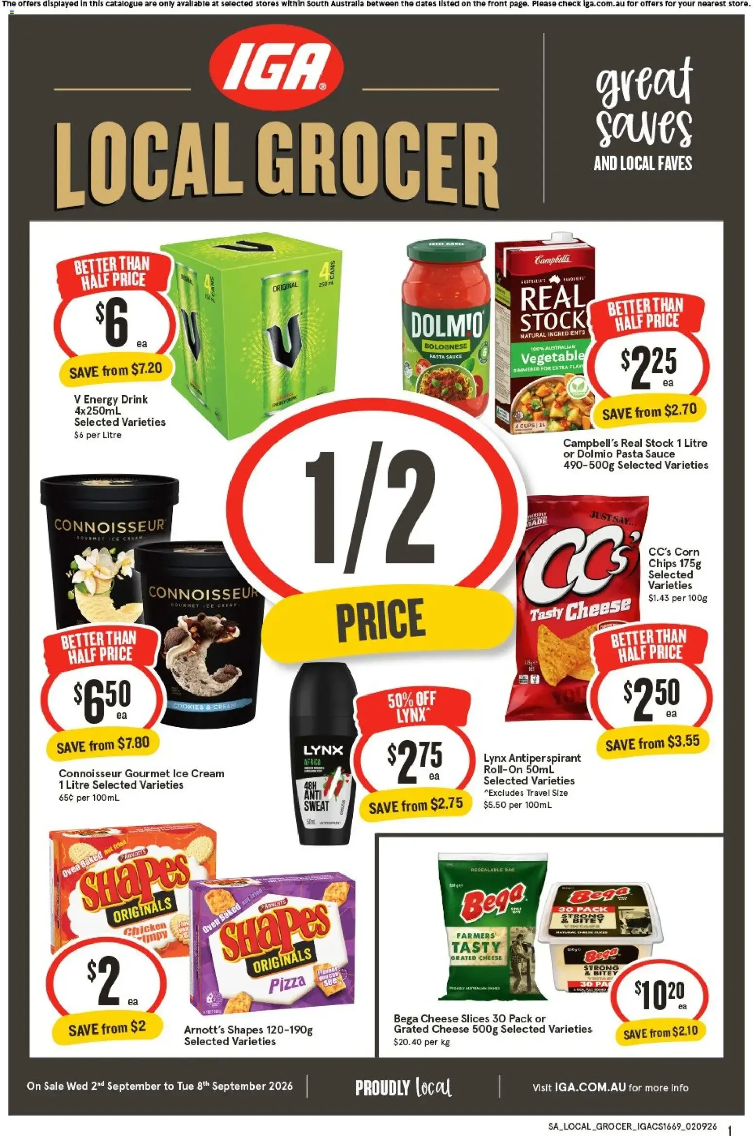 IGA Local Grocer - Catalogue valid from 2 September to 8 September 2026 - page 1