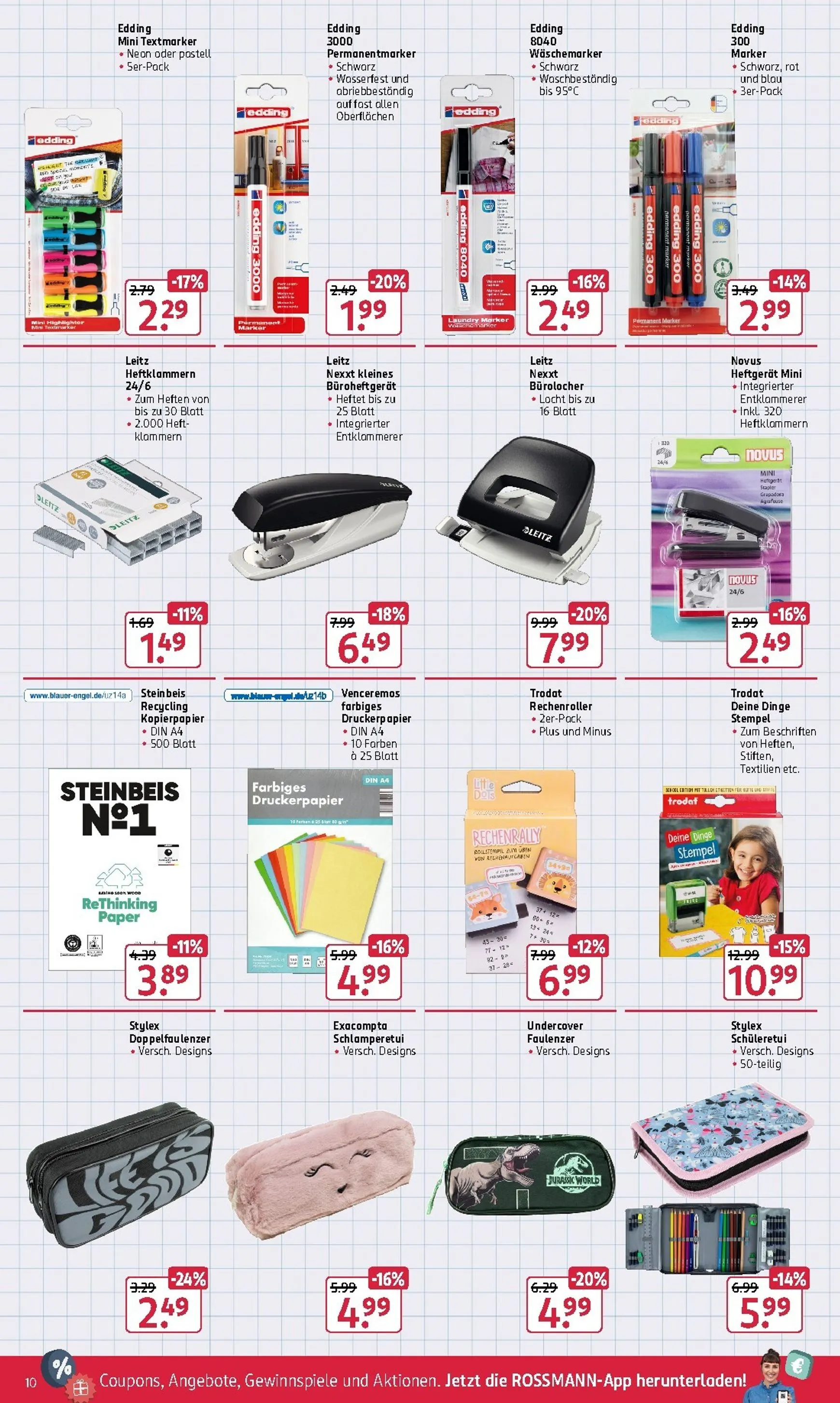ROSSMANN - Schul-aktion und Spielwaren Angebote von 29. Juni bis 25. August 2026 - Prospekt seite 10