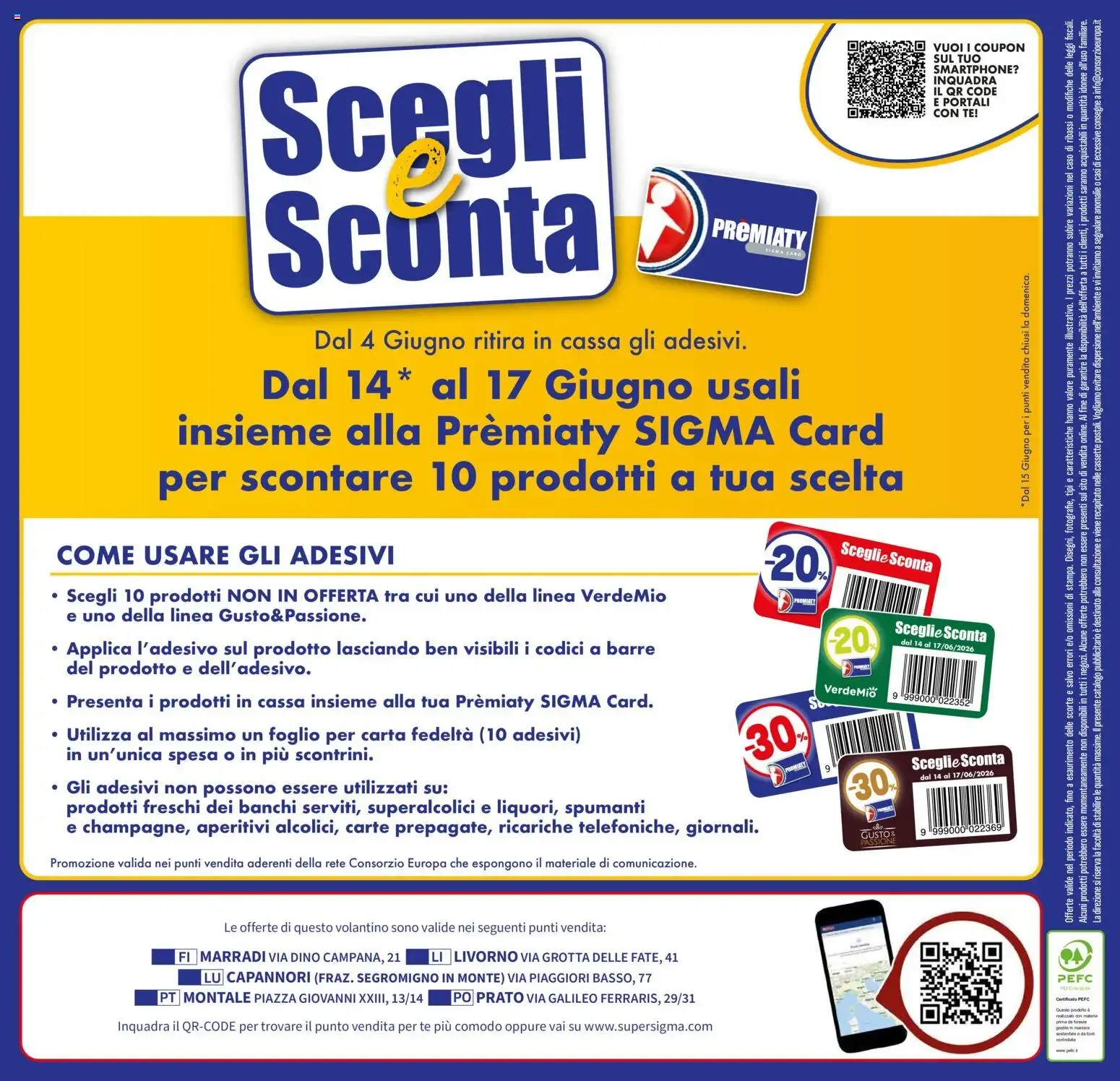 SIGMA Sotto Costo - Edizione Toscana da 4 giugno a 13 giugno di 2026 - Pagina del volantino 20