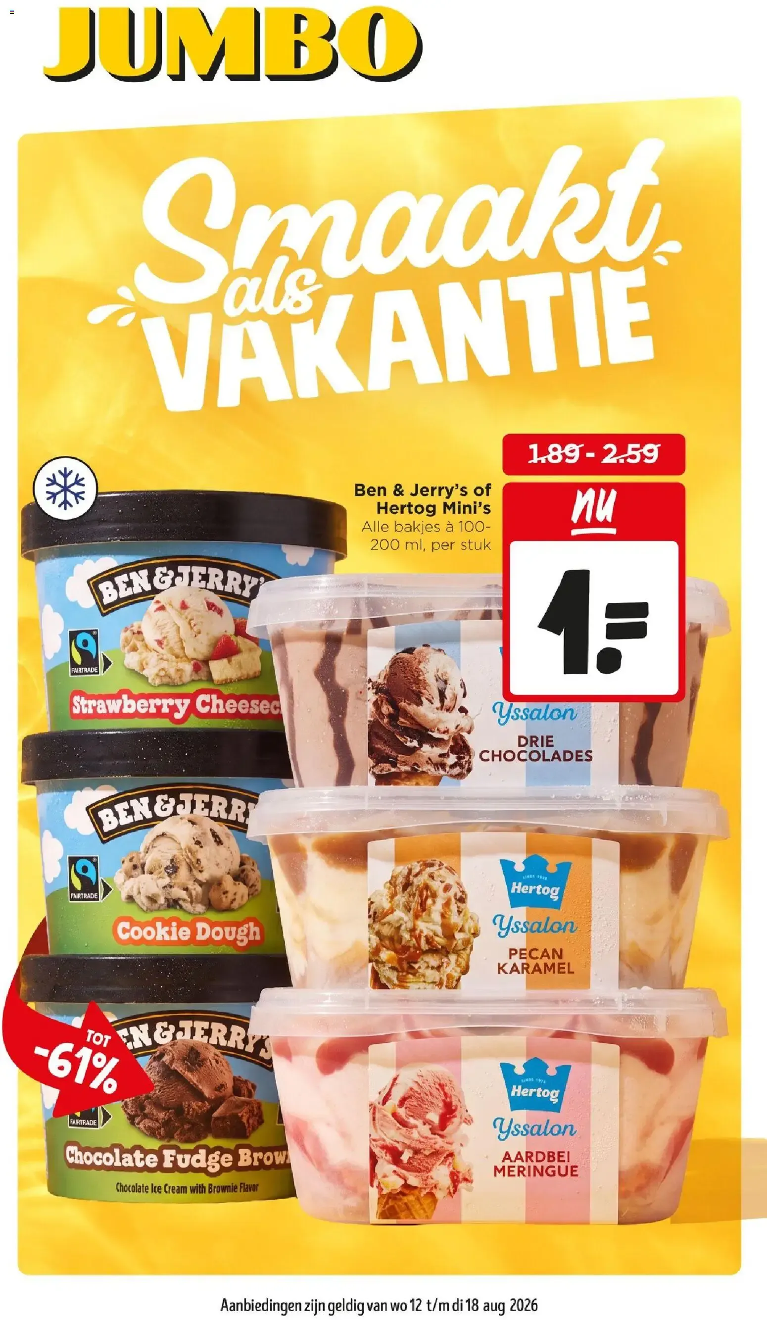 Jumbo: Smaakt als Vakantie van 12 augustus tot 18 augustus 2026 - Folder pagina 1