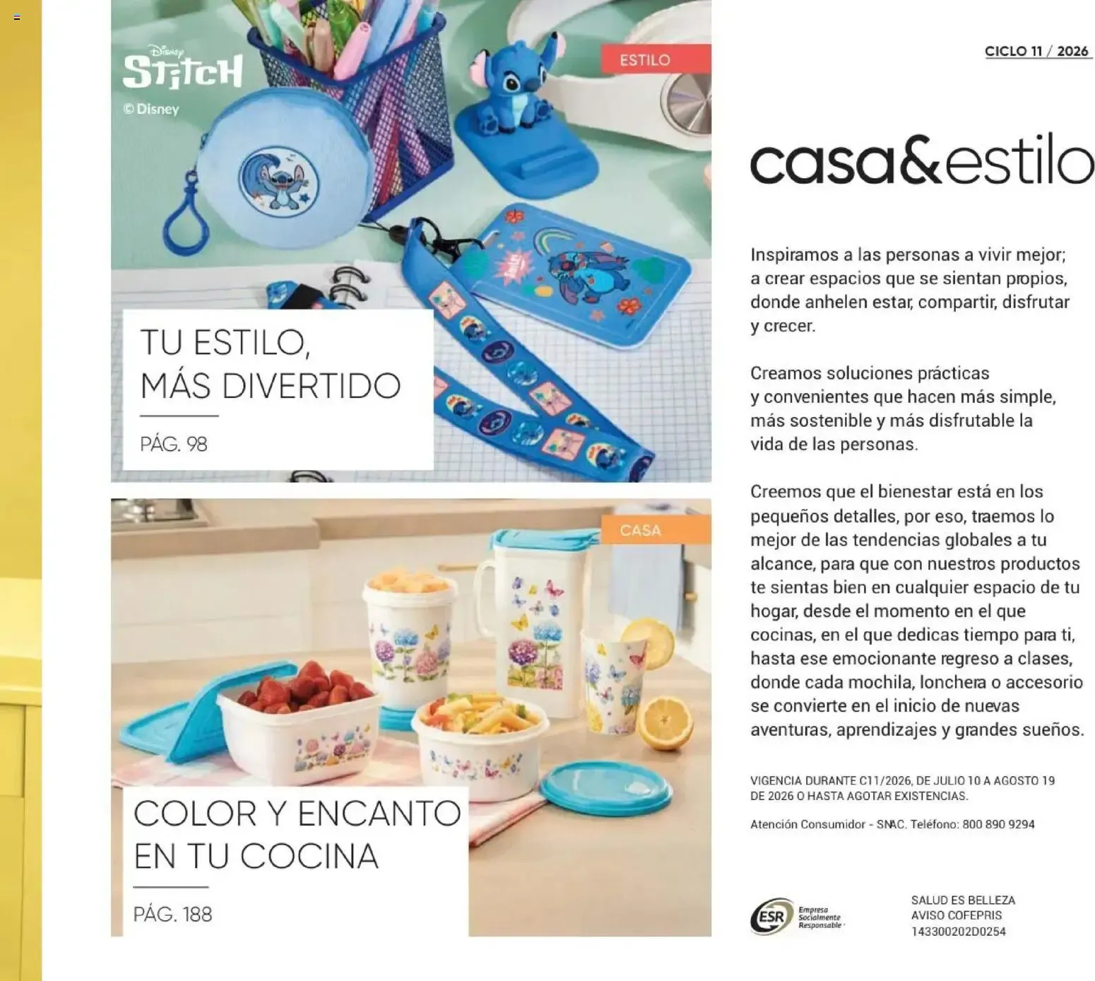 Catálogo de AVON CATÁLOGO PDF - AVON Casa & Estilo 11 2026 10 de julio al 19 de agosto 2026 - Pagina 5