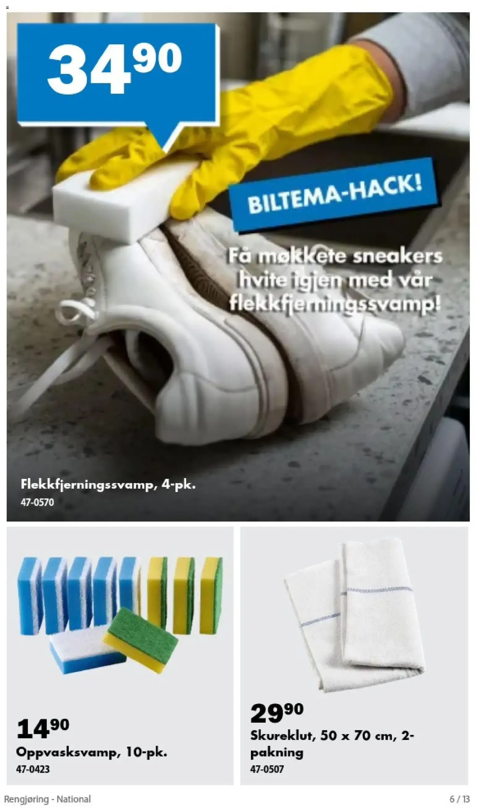 Biltema kundeavis Rengjøring - National (20/08/2026 - 30/09/2026) - Kundeavis og tilbud fra 20. august til 30. september 2026 - kundeavisside 6