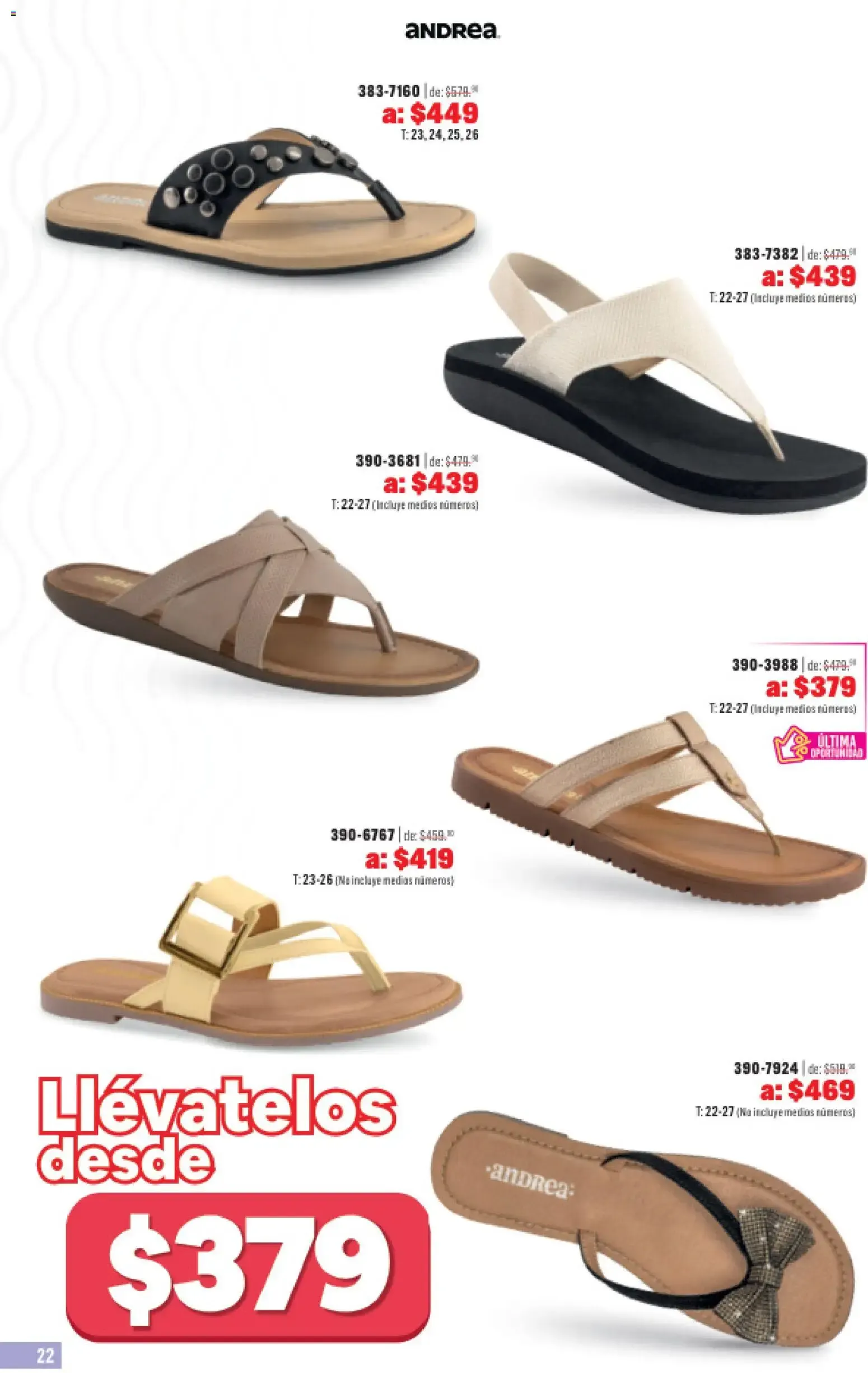 Catálogo de Andrea + Outlet Liquidación Primavera 31 de mayo al 25 de julio 2026 - Pagina 22