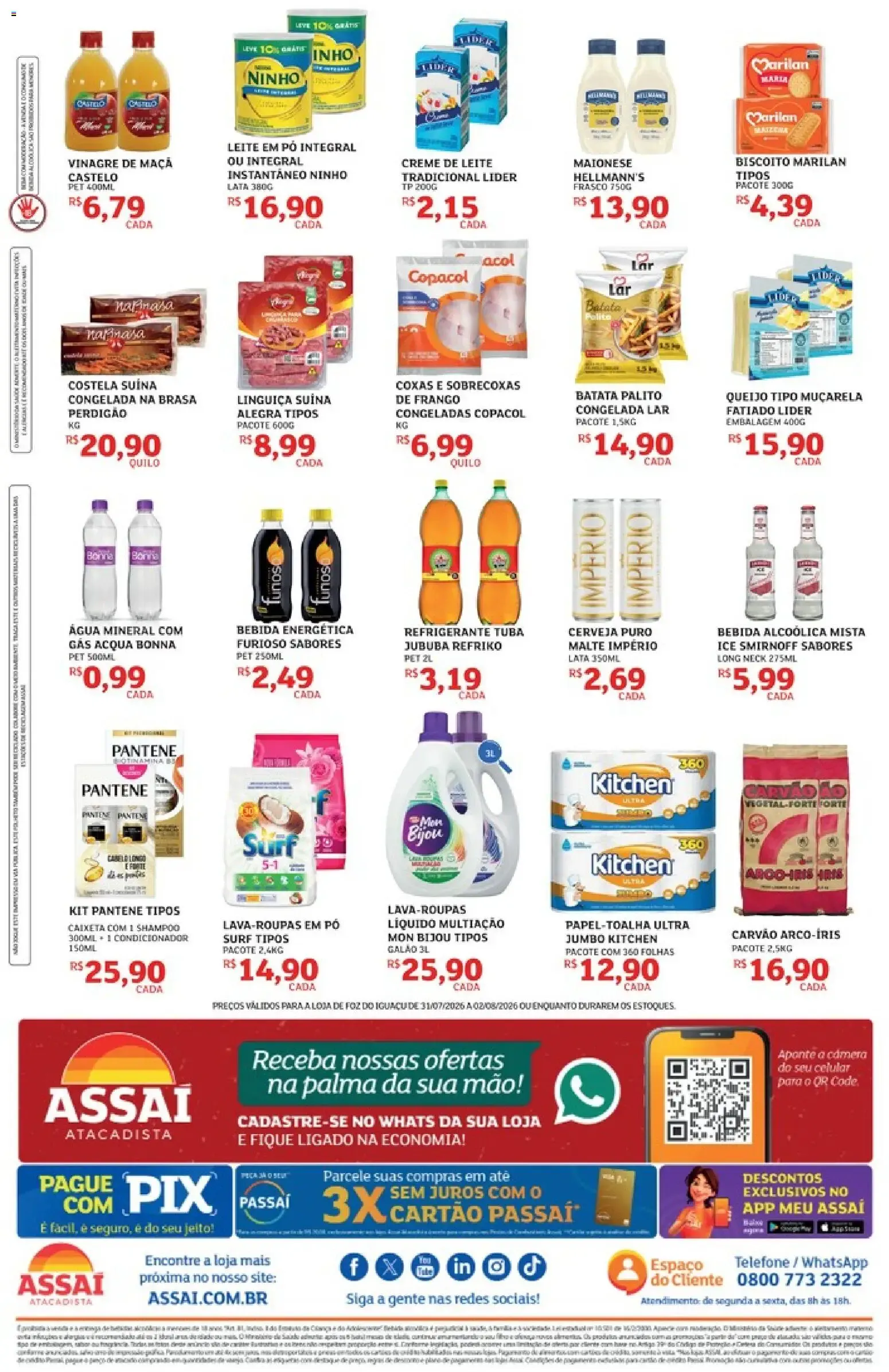 Encarte de Final de Semana da ECONOMIA - Assaí Atacadista 31 de julho até 2 de agosto 2026 - Pagina 2