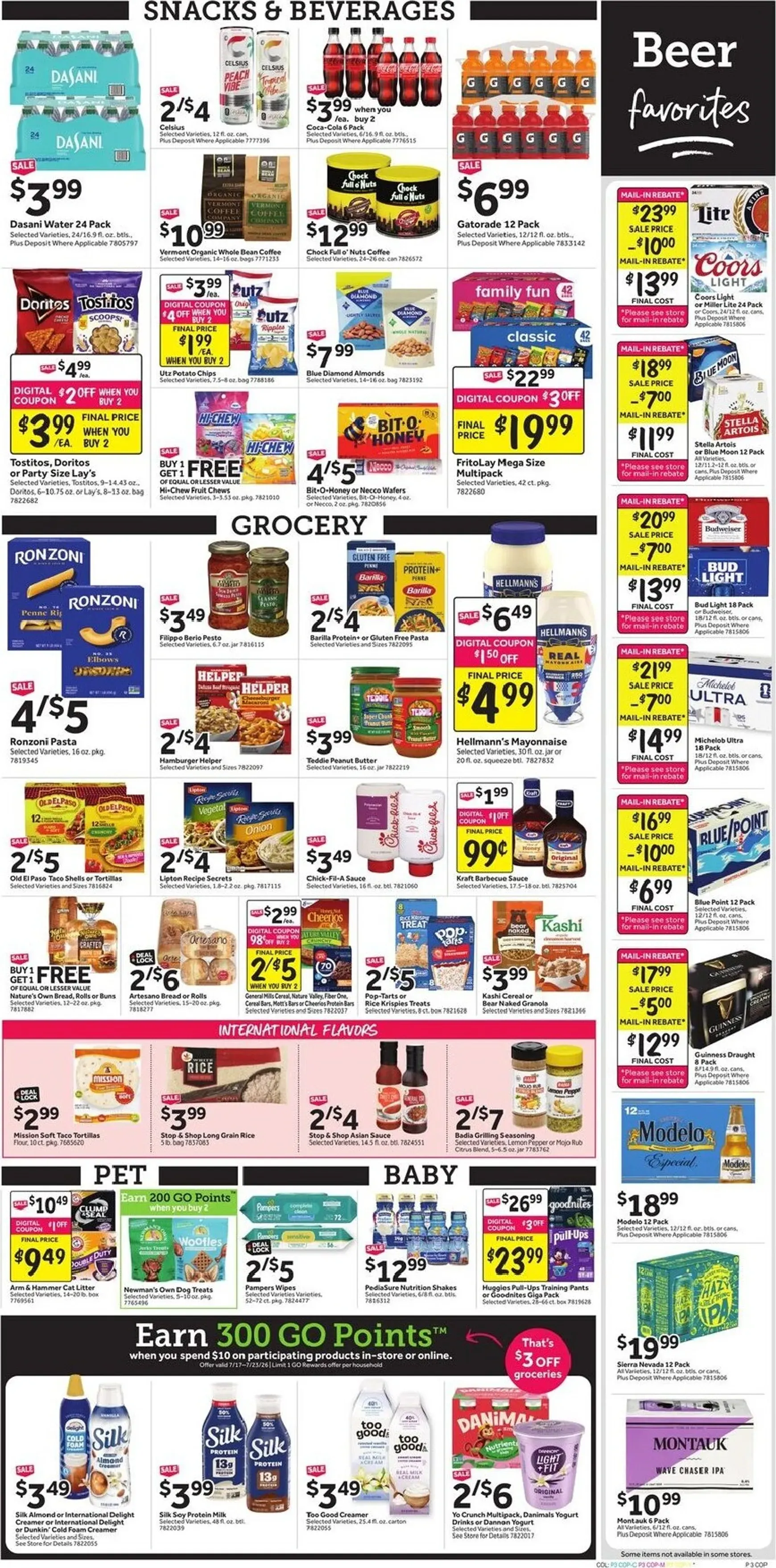 Weekly promotion Current Stop and Shop leaflet valid from Friday 07/17/2026 to Thursday 07/23/2026 spanning from July 17 to July 23 2026 - Page 7 for Catalogue 365