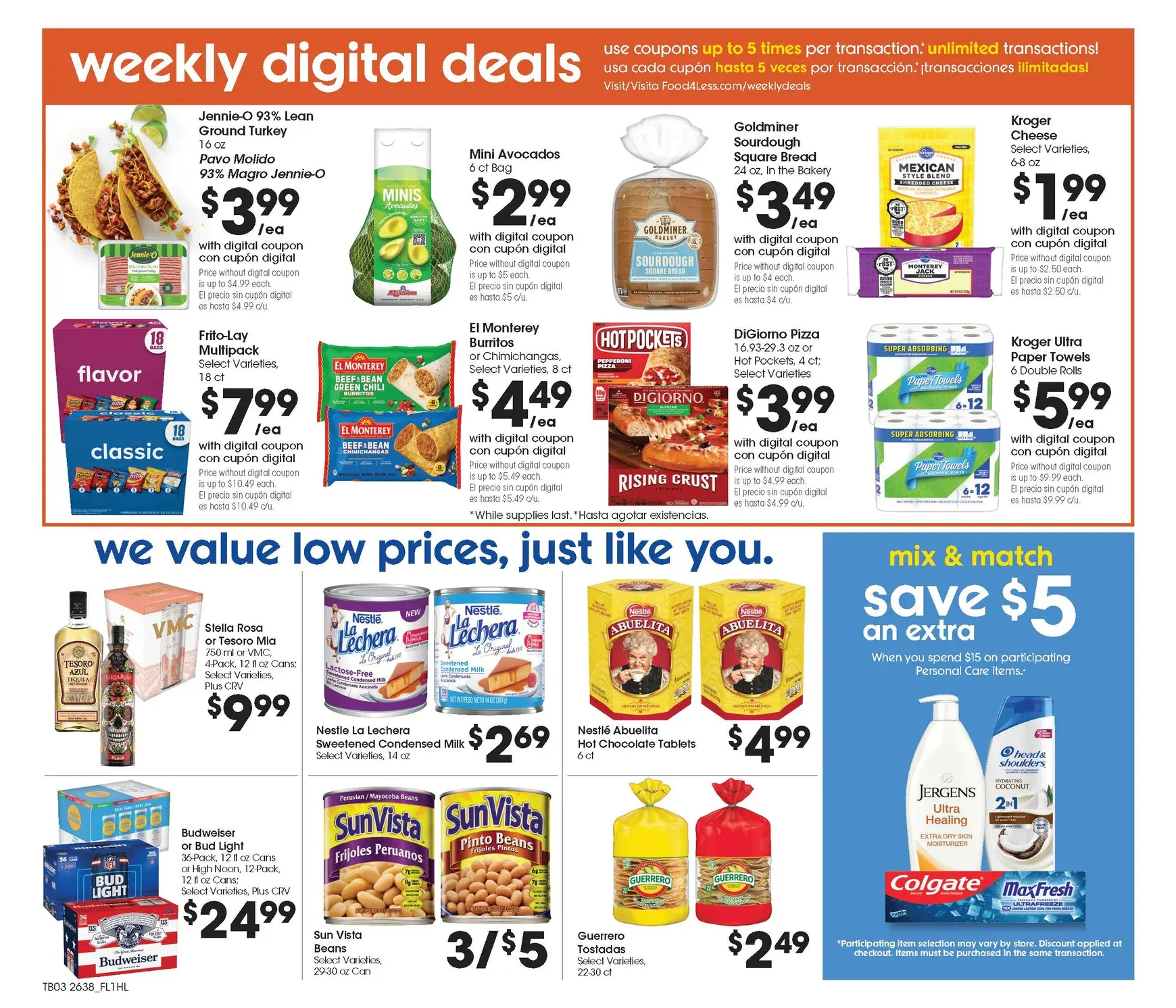 Weekly promotion Food 4 Less - Get Your Fall Fix spanning from October 21 to October 27 2026 - Page 4 for Catalogue 365