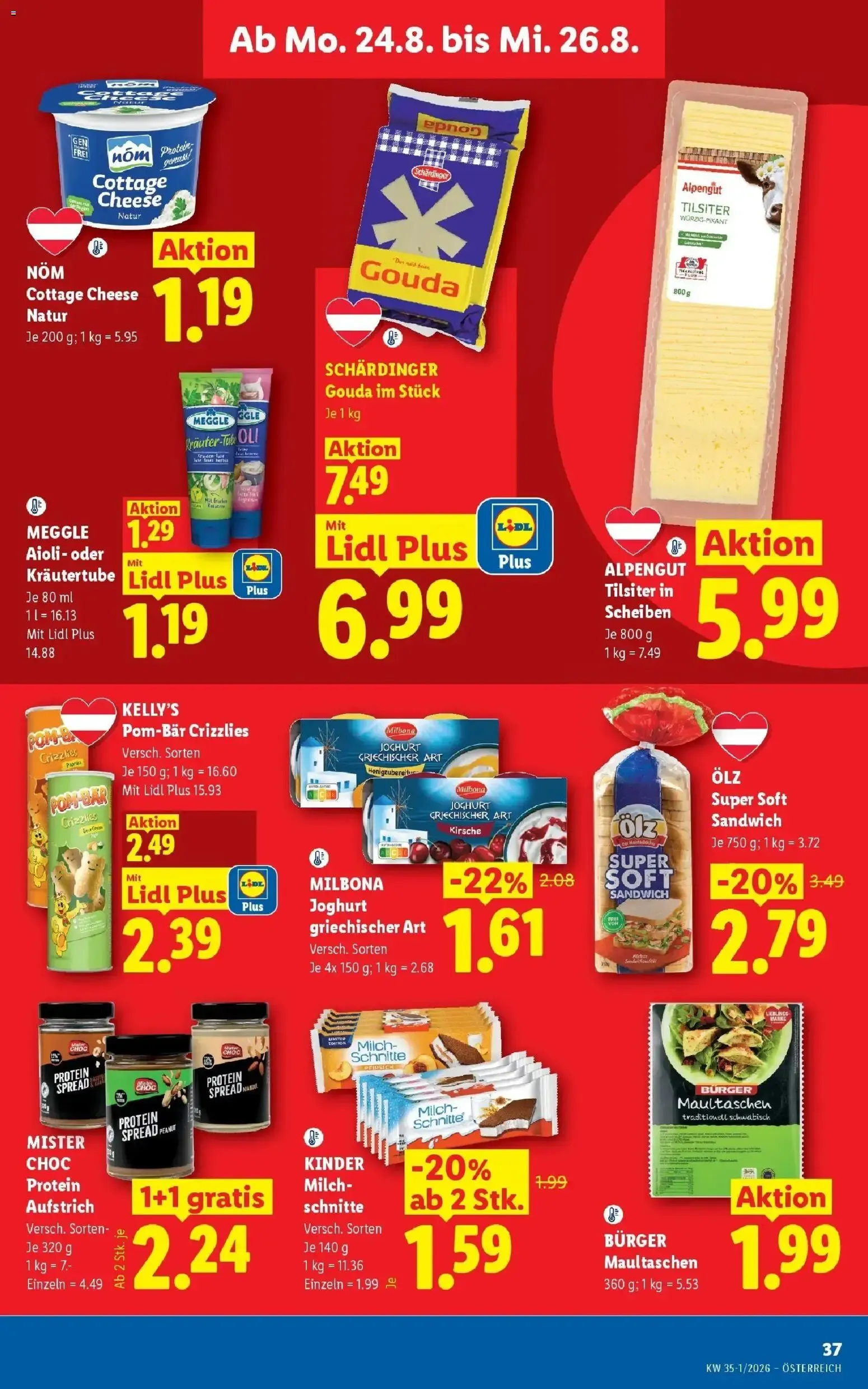 Lidl Plus - Österreichs günstigste Preise von 20. August bis 22. August 2026 - Flugblätt seite 44